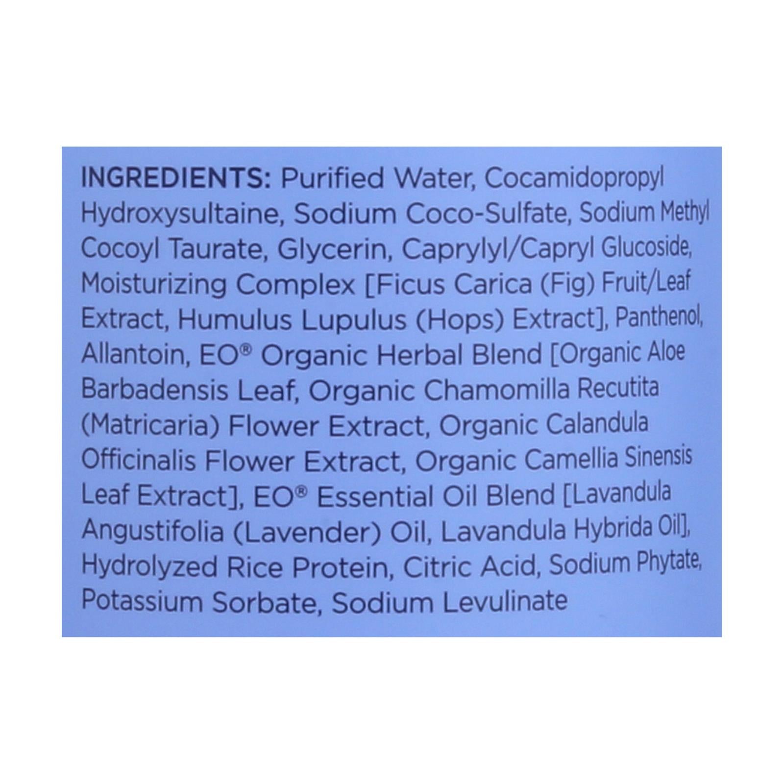 Eo Products - Shower Gel Soothing French Lavender - 16 Fl Oz - GreatEagleInc