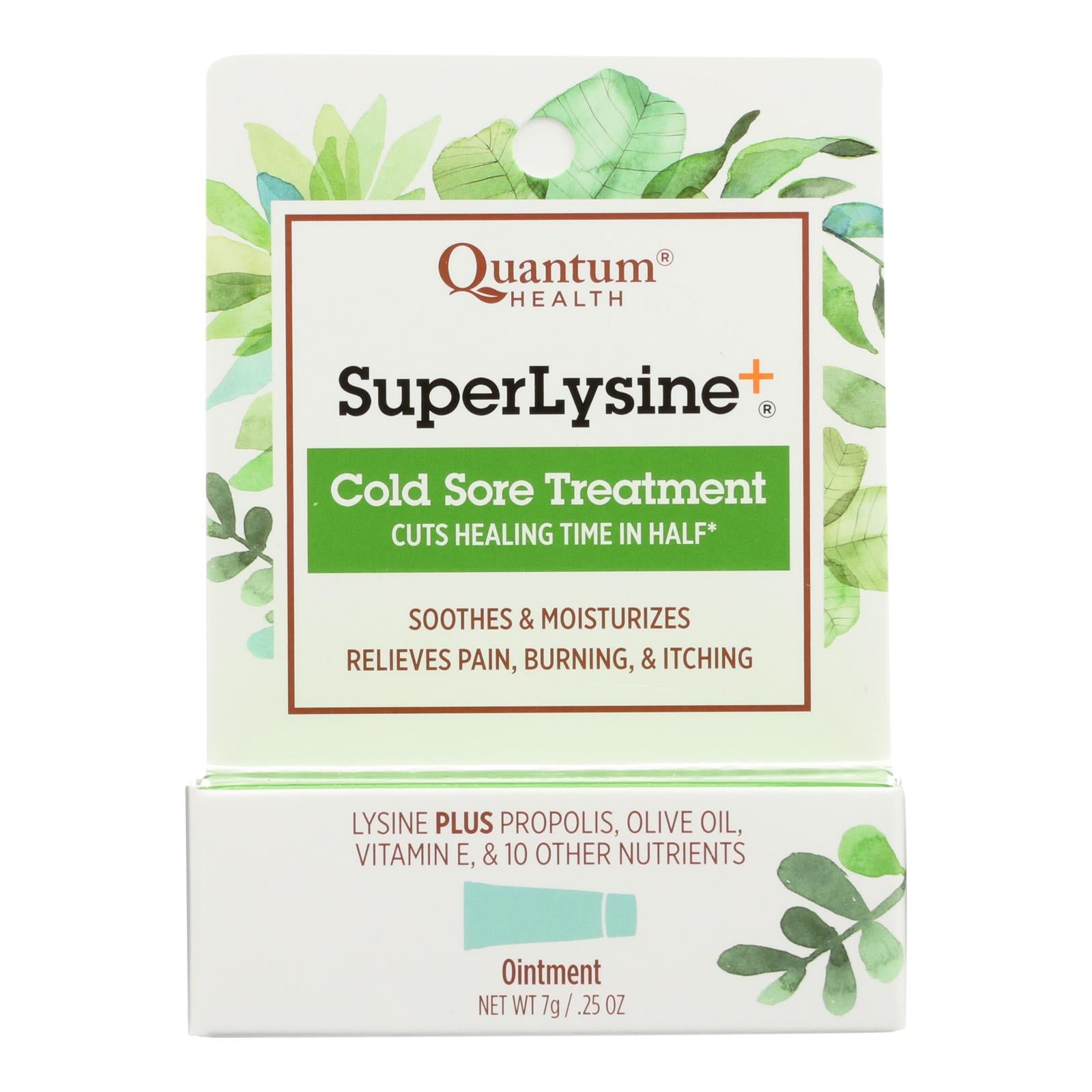 Quantum Super Lysine Plus Cold Sore Treatment - 0.25 Oz - GreatEagleInc