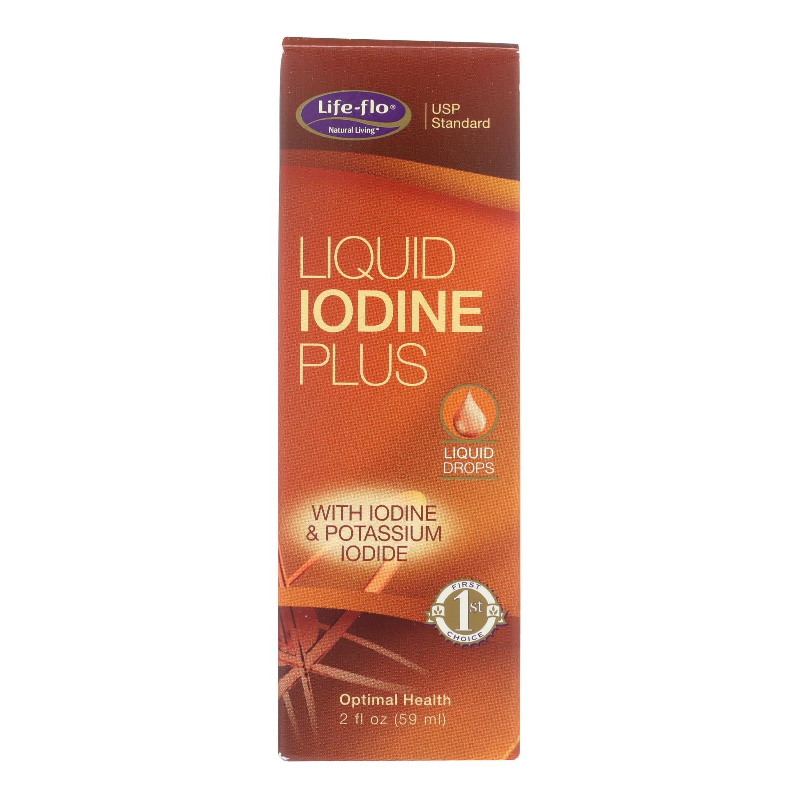 Life-flo Health Care Liquid Iodine Plus - 2 Fl Oz - GreatEagleInc