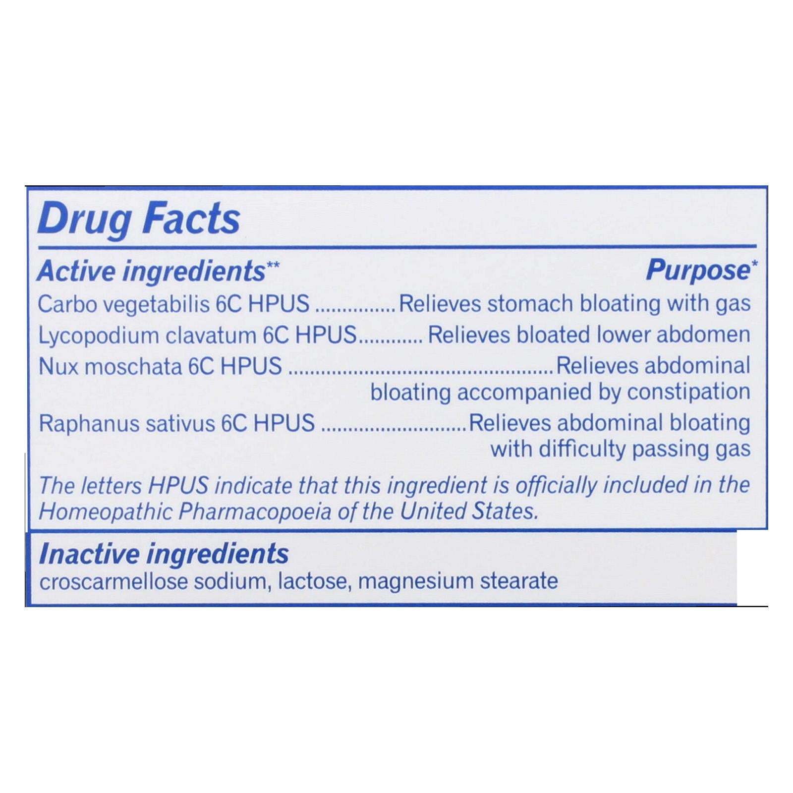 Boiron - Gasalia - 60 Tablets - GreatEagleInc