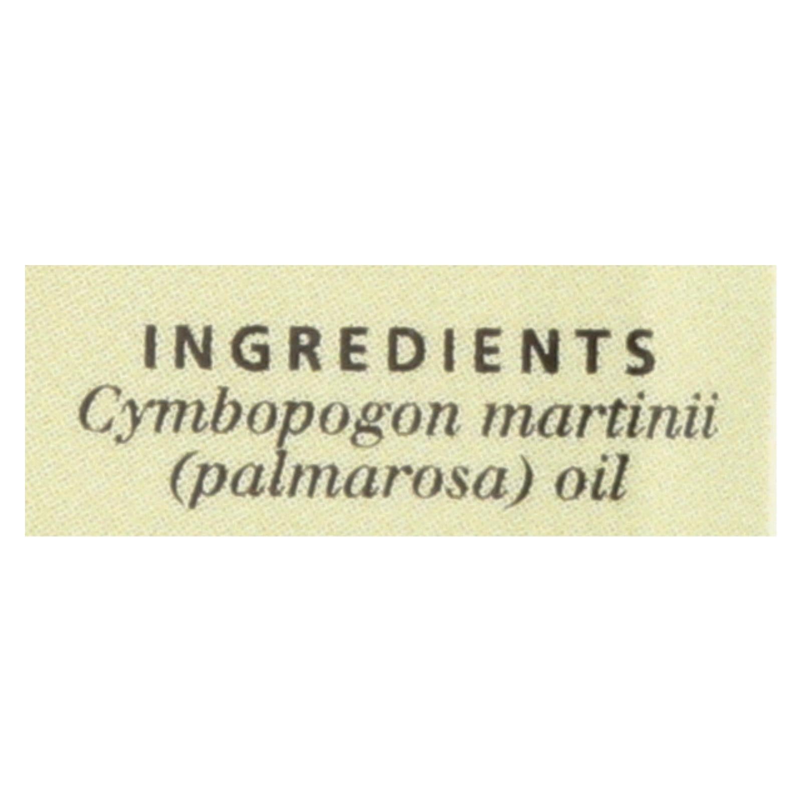 Aura Cacia - Pure Essential Oil Palmarosa - 0.5 Fl Oz - Eco-Friendly Home & Grocery