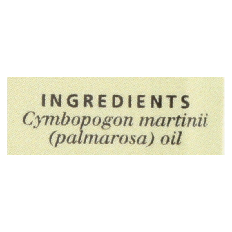 Aura Cacia - Pure Essential Oil Palmarosa - 0.5 Fl Oz - Eco-Friendly Home & Grocery