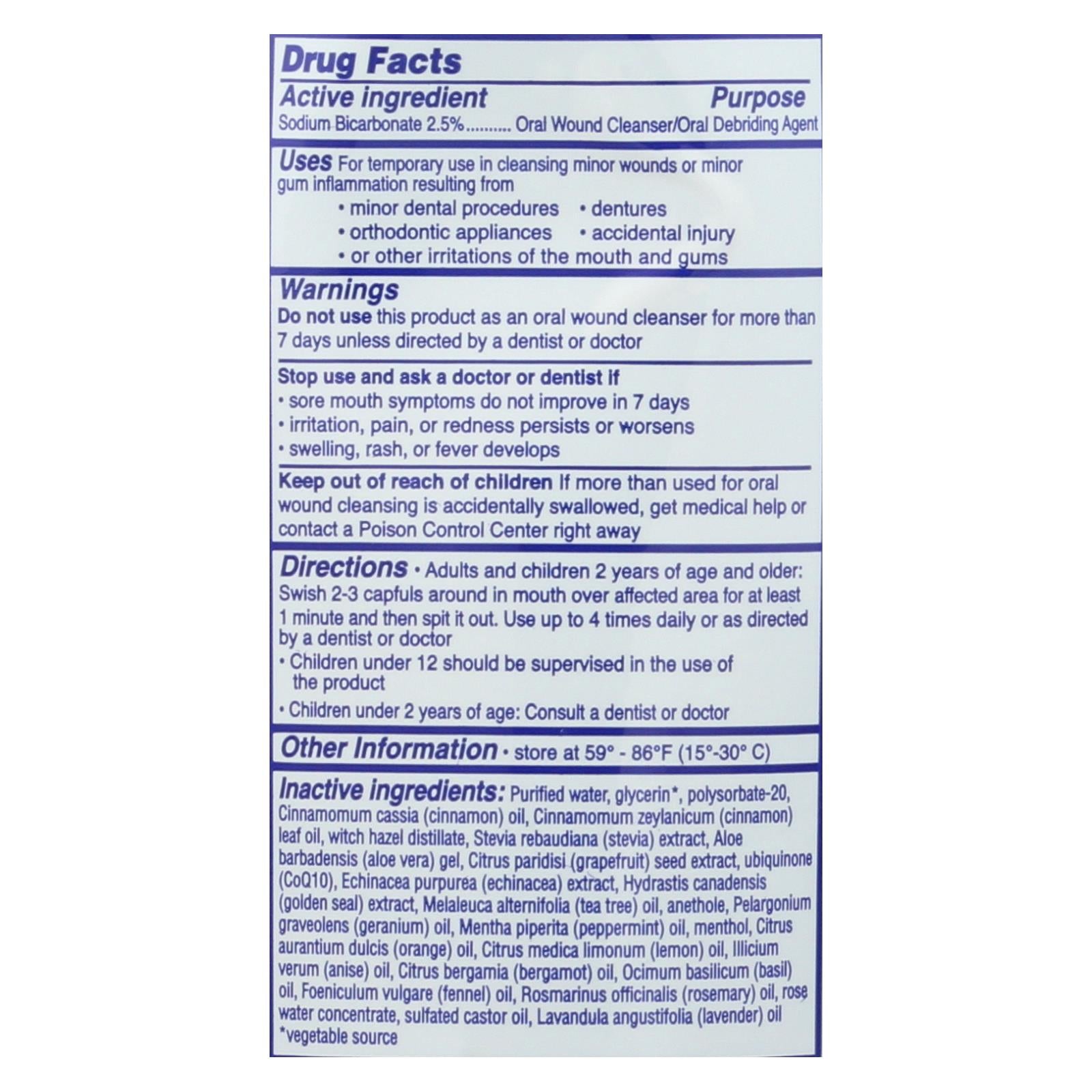 Eco-dent Dailyrinse Mouthrinse - Cinnamon - 8 Oz - GreatEagleInc