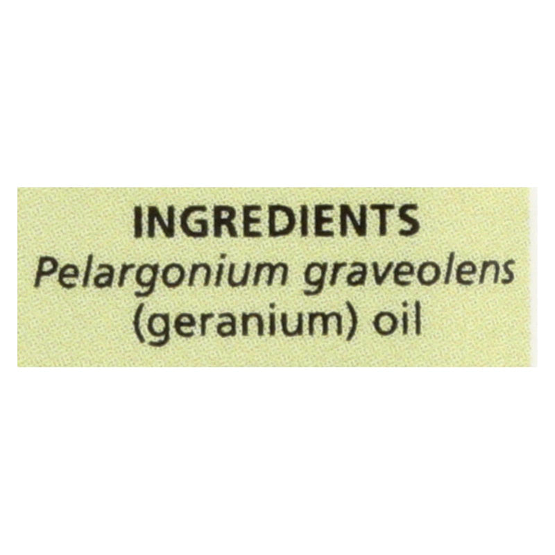 Aura Cacia - Pure Essential Oil Geranium - 0.5 Fl Oz - GreatEagleInc