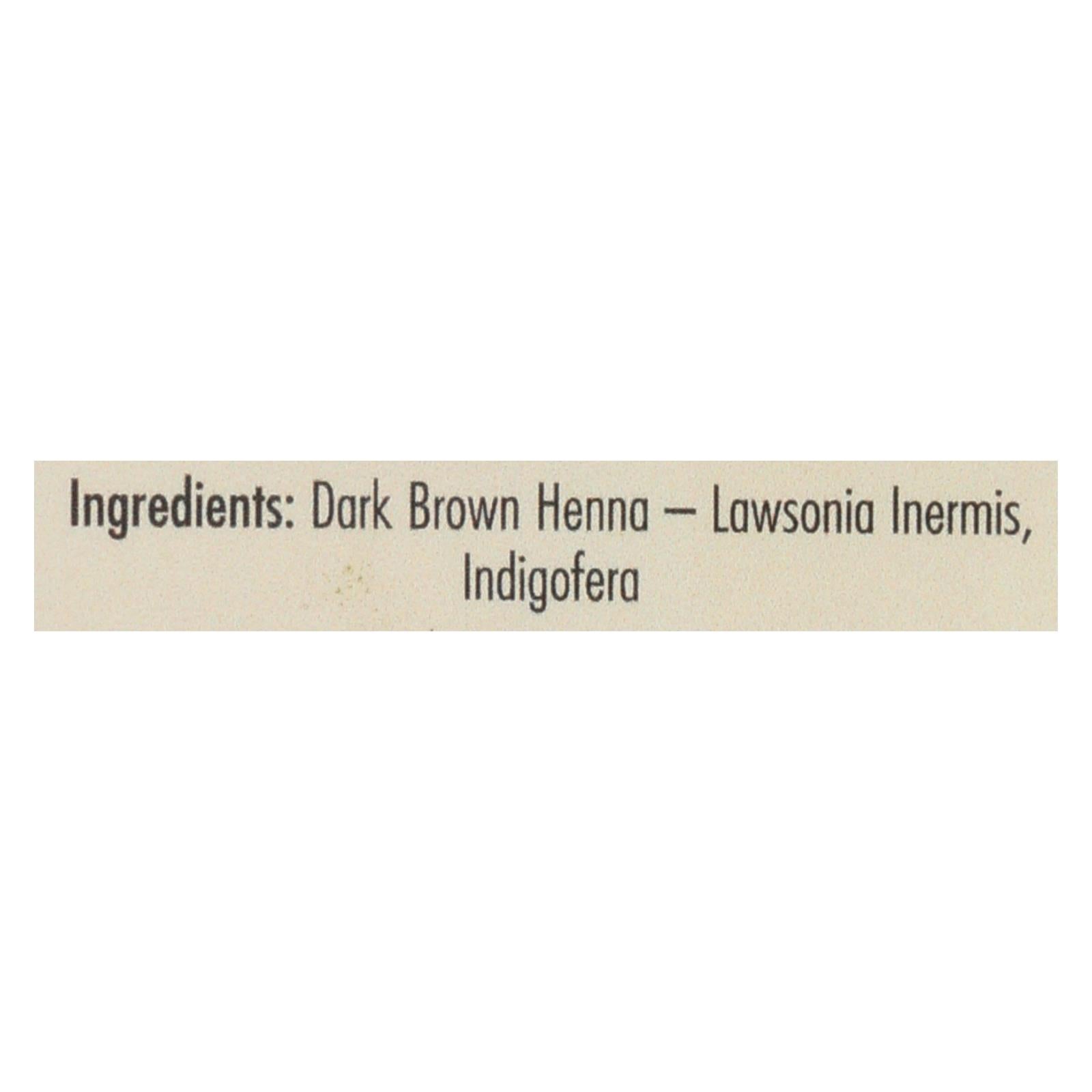 Rainbow Research Henna Hair Color And Conditioner Persian Dark Brown Sable - 4 Oz - Eco-Friendly Home & Grocery