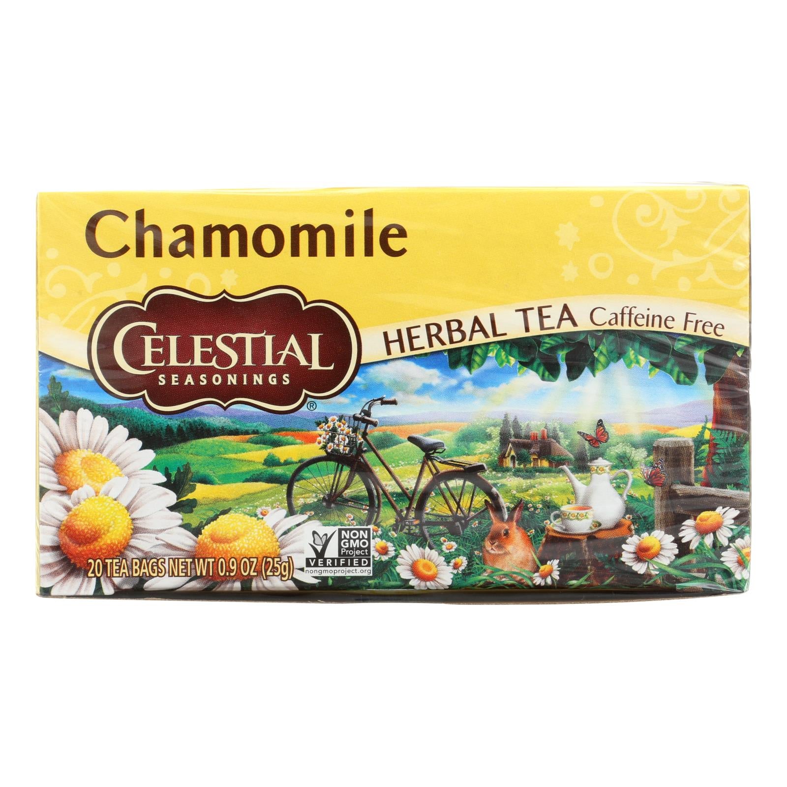 Celestial Seasonings Herbal Tea - Chamomile - Caffeine Free - Case Of 6 - 20 Bags - GreatEagleInc