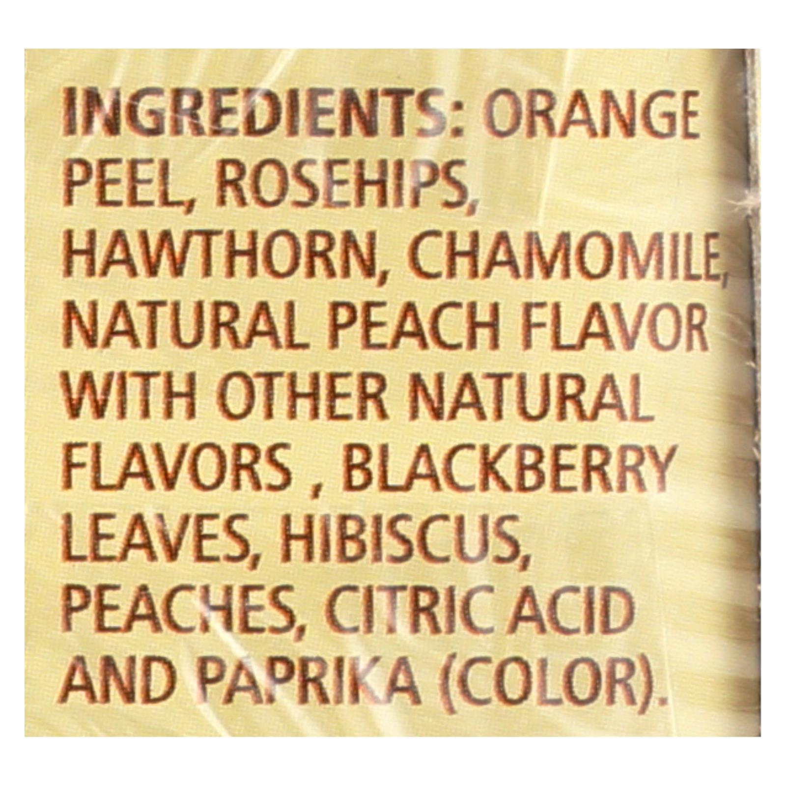 Celestial Seasonings Herbal Tea Caffeine Free Country Peach Passion - 20 Tea Bags - Case Of 6 - GreatEagleInc