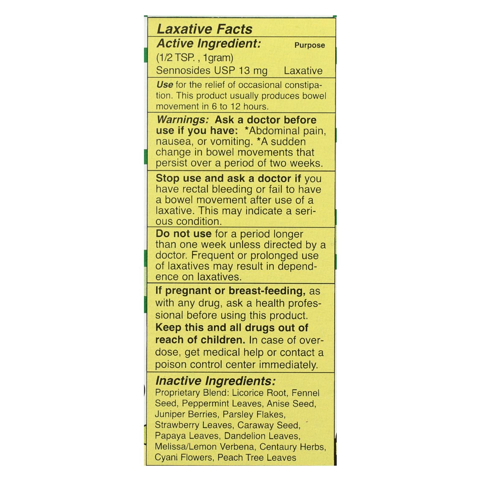 Modern Natural Products Swiss Kriss Herbal Laxative Bulk - 3.25 Oz - Eco-Friendly Home & Grocery