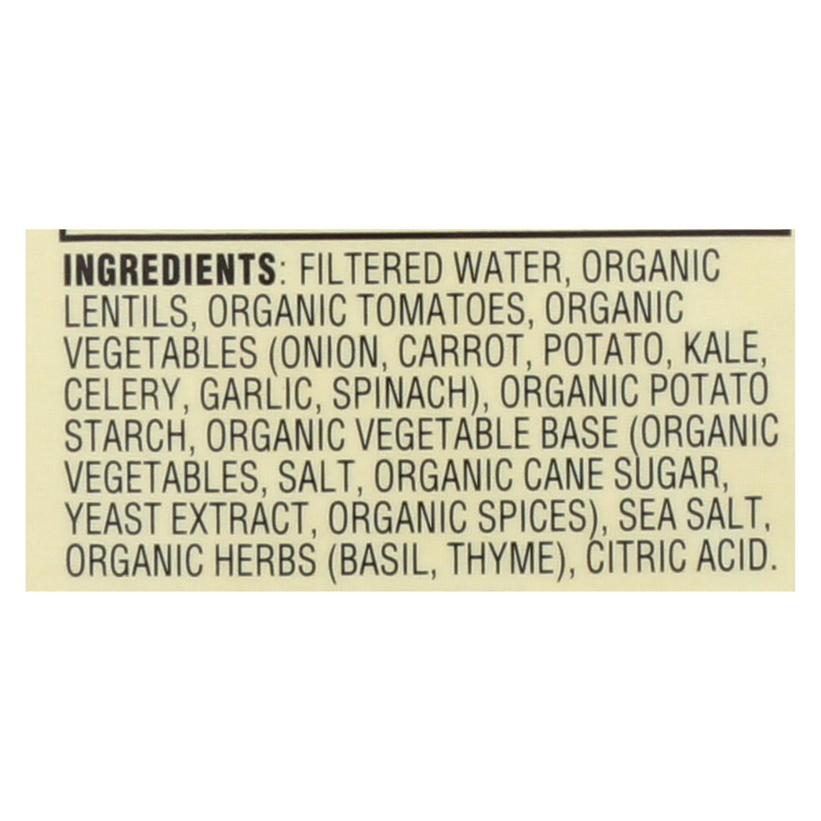 Dr. Mcdougall's Organic Lentil Vegetable Soup - Case Of 6 - 18 Oz. - GreatEagleInc