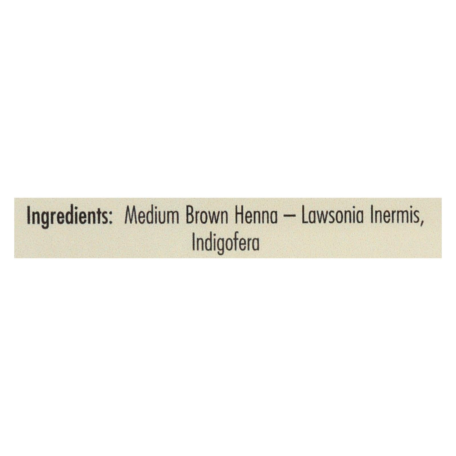 Rainbow Research Henna Hair Color And Conditioner Persian Medium Brown Chestnut - 4 Oz - GreatEagleInc