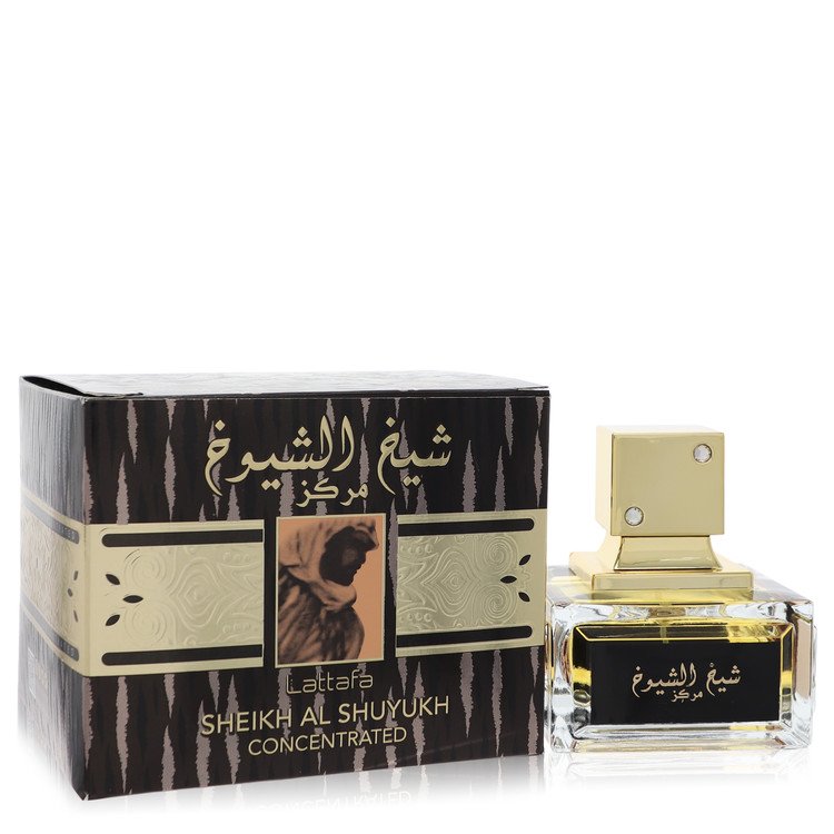 Lattafa Sheikh Al Shuyukh by Lattafa Eau De Parfum Spray Concentrated (Unisex) 3.4 oz for Men Default Title