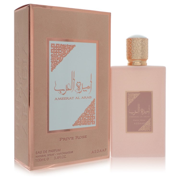 Asdaaf Ameerat Al Arab Prive Rose by Lattafa Eau De Parfum Spray (Unisex) 3.4 oz for Women Default Title