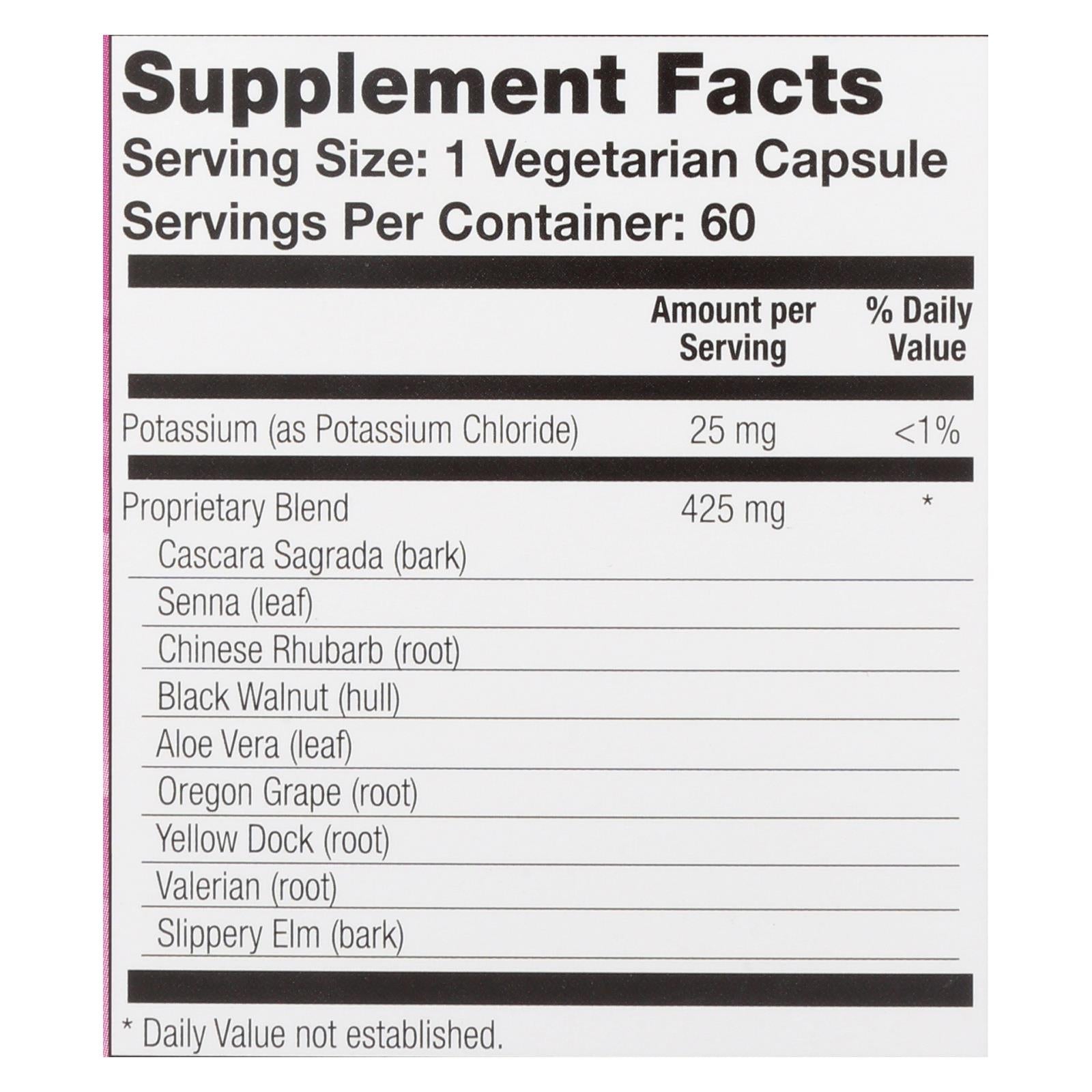 Natural Balance Colon Clenz - 60 Vegetable Capsules - Eco-Friendly Home & Grocery