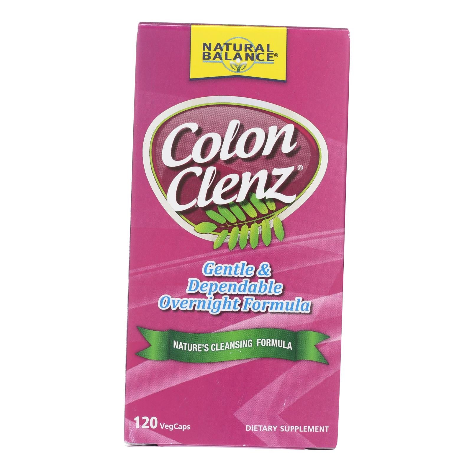 Natural Balance Colon Clenz - 120 Vegetarian Capsules - GreatEagleInc