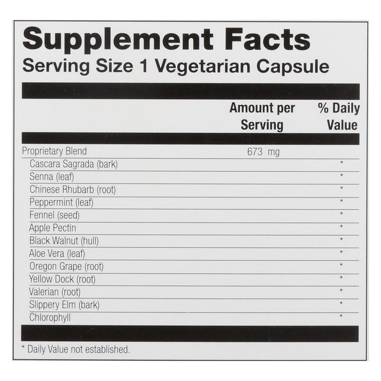 Natural Balance Ultra Colon Clenz - 60 Vegetarian Capsules - Eco-Friendly Home & Grocery
