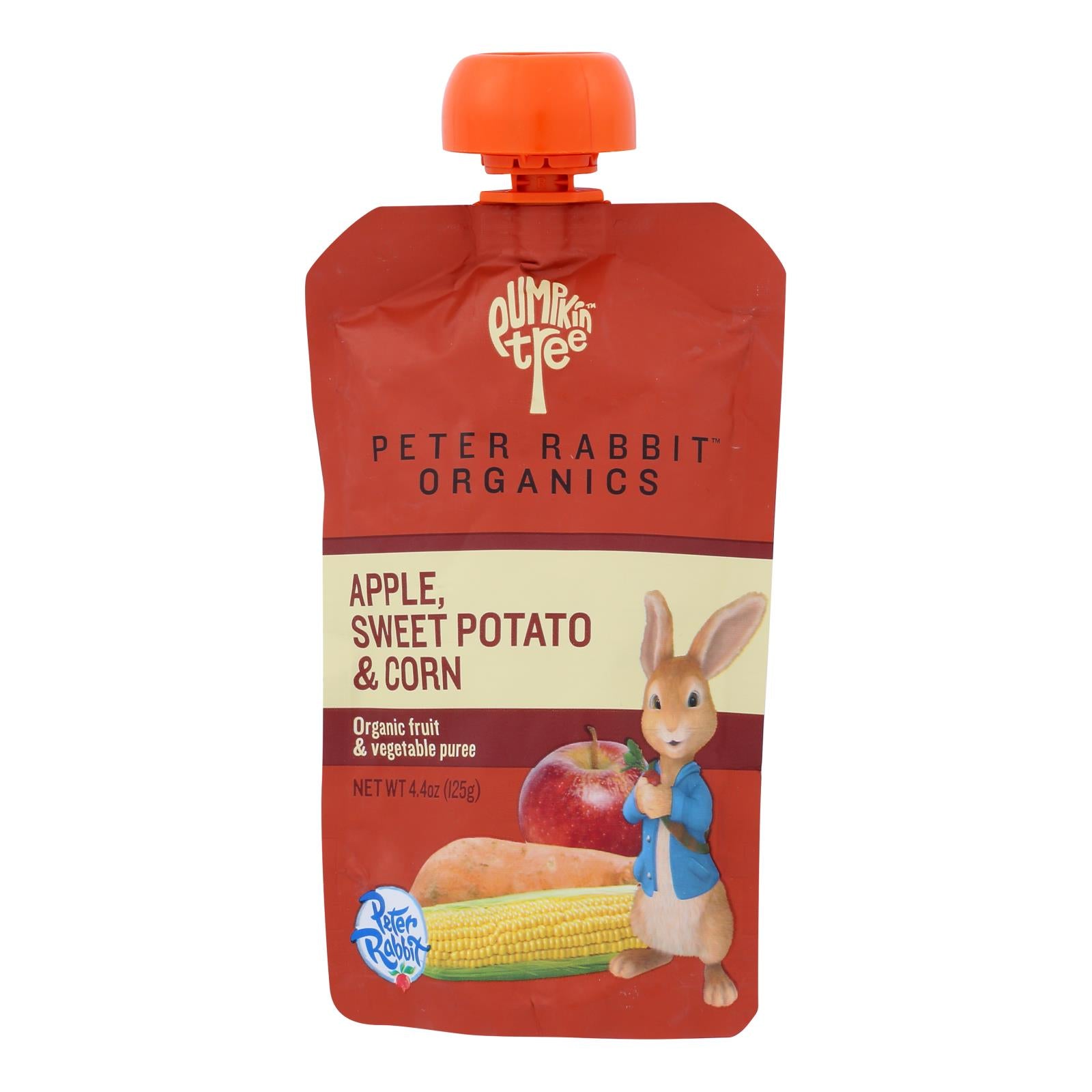 Peter Rabbit Organics Veggie Snacks - Sweet Potato Corn And Apple - Case Of 10 - 4.4 Oz. - GreatEagleInc