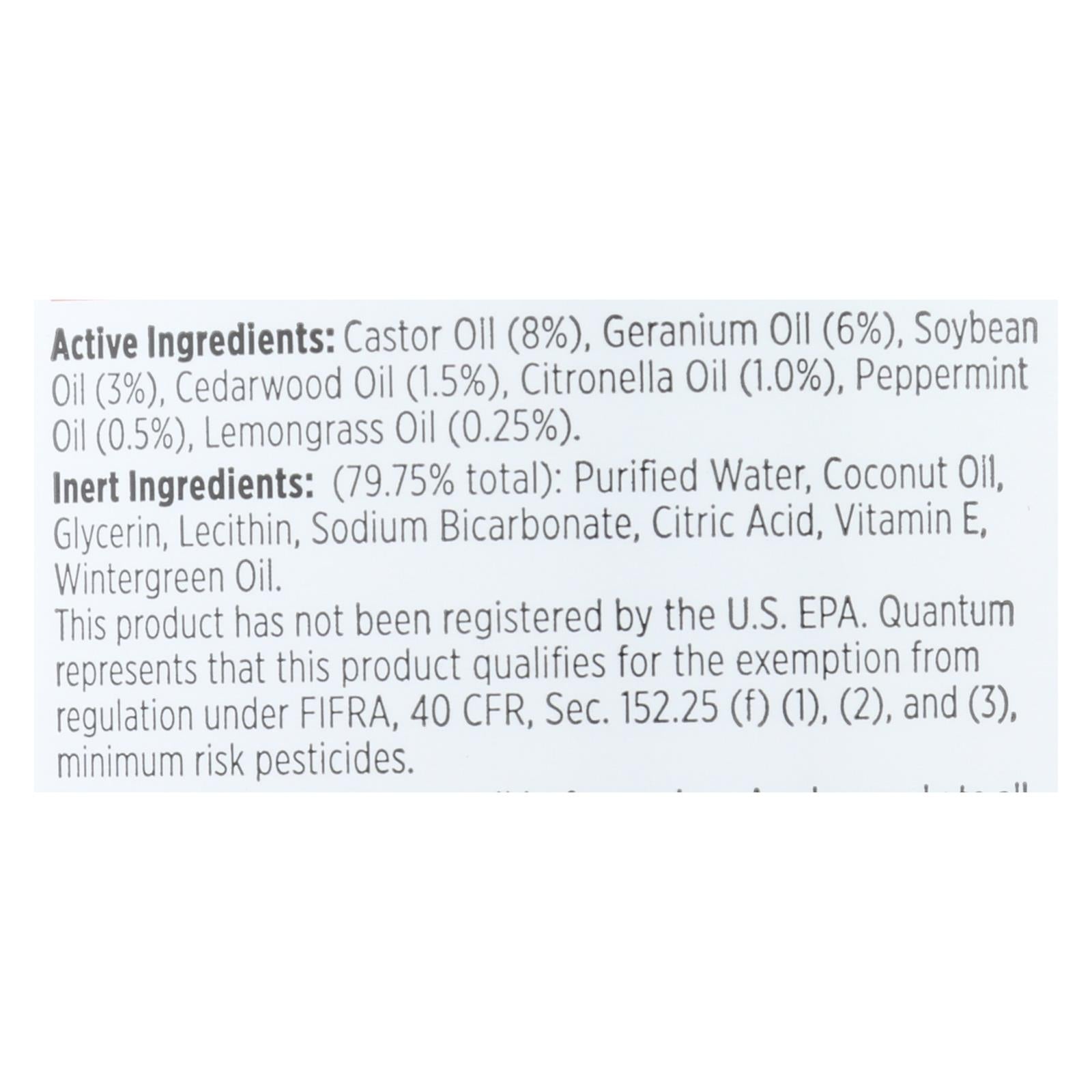 Quantum Buzz Away Extreme Insect Repellent - 4 Fl Oz - GreatEagleInc