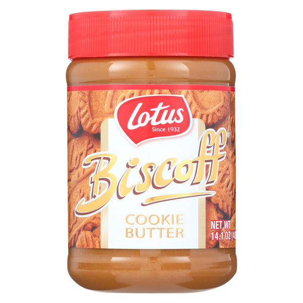 Biscoff Cookie Butter Spread - Peanut Butter Alternative - 13.4 Oz - Case Of 8 - GreatEagleInc