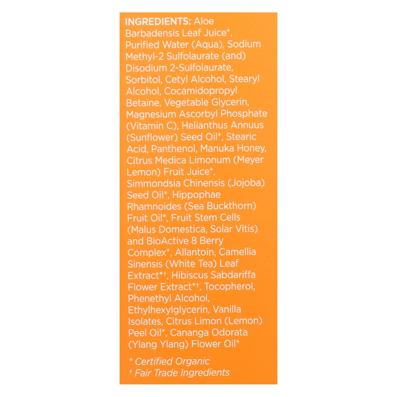 Andalou Naturals Creamy Cleanser For Combination Skin Meyer Lemon - 6 Fl Oz - GreatEagleInc