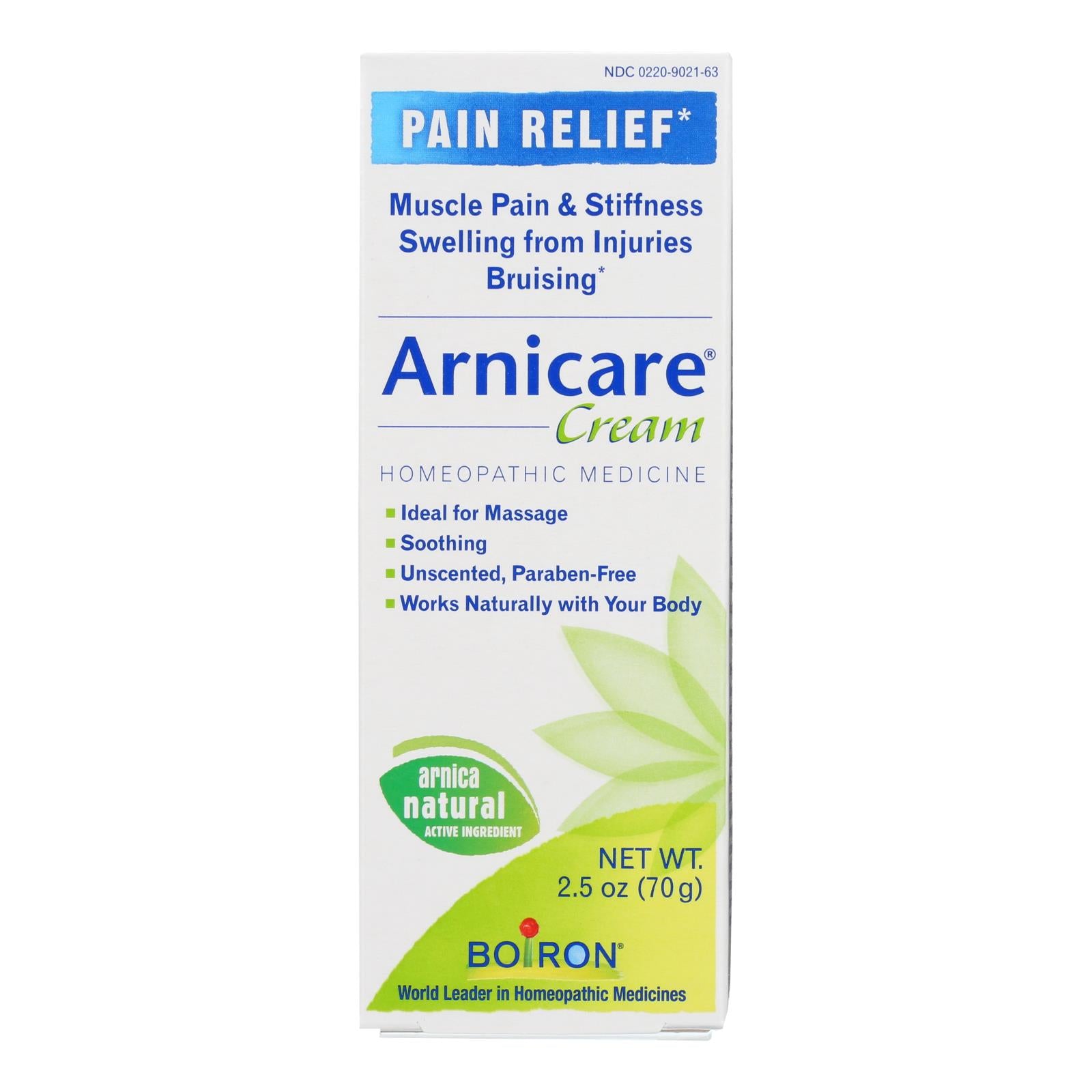 Boiron - Arnica Cream - 2.5 Oz - GreatEagleInc