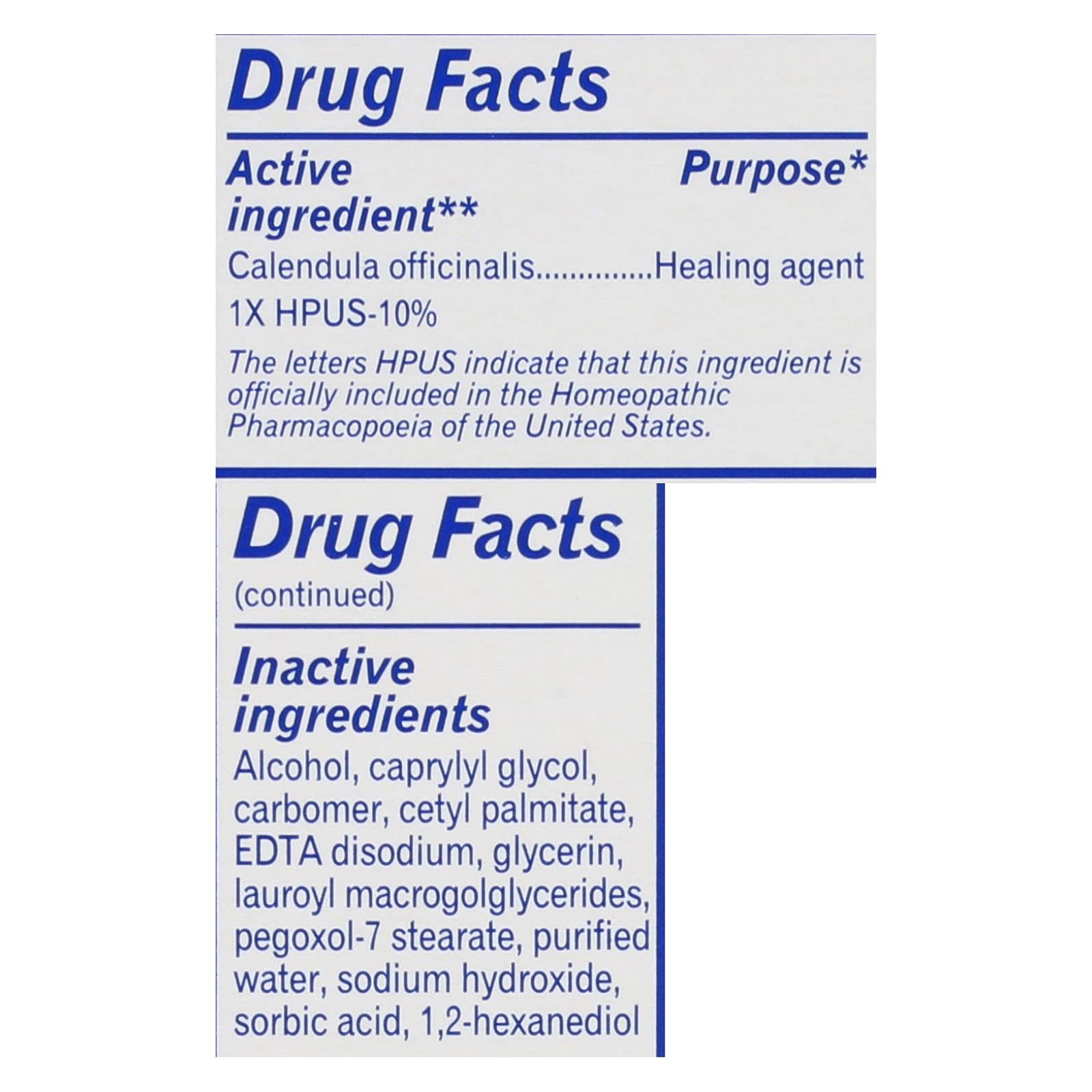 Boiron - Calendula Cream - 2.5 Oz - GreatEagleInc