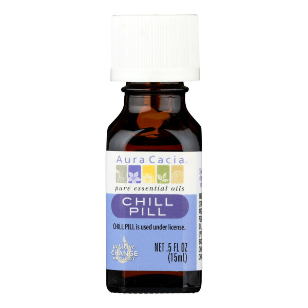 Aura Cacia - Essential Solutions Chill Pill - 0.05 Fl Oz - GreatEagleInc