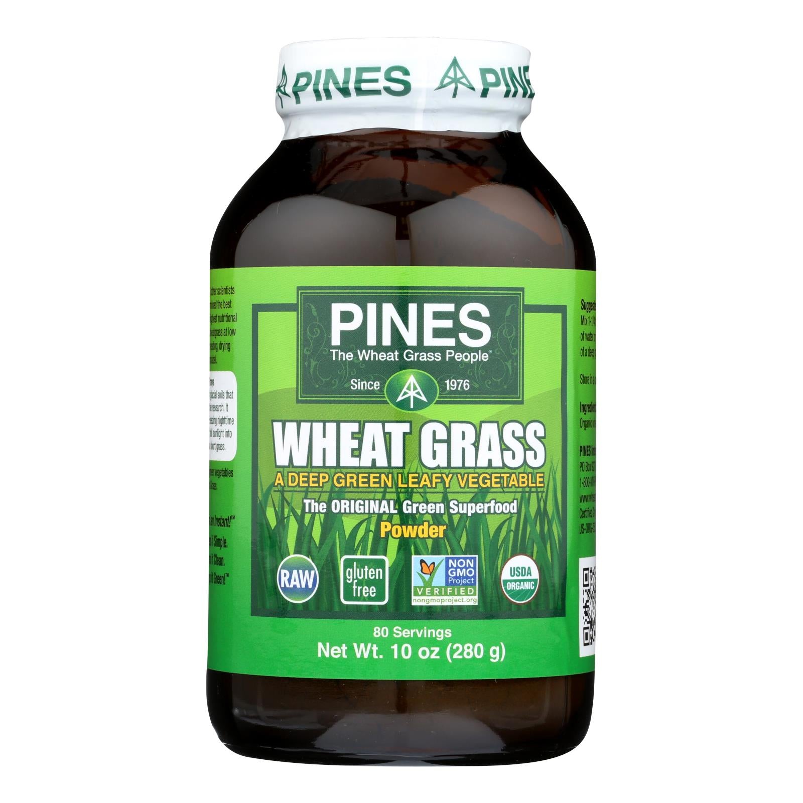 Pines International Wheat Grass Powder - 10 Oz - Eco-Friendly Home & Grocery