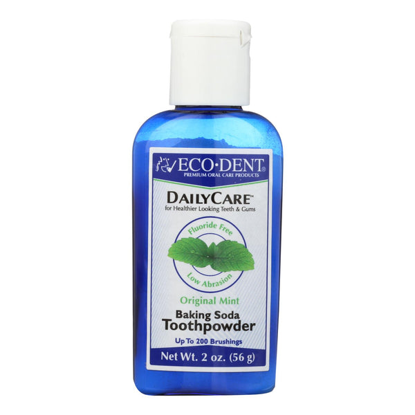 Eco-dent Toothpowder Daily Care - Mint - 2 Oz - Eco-Friendly Home & Grocery
