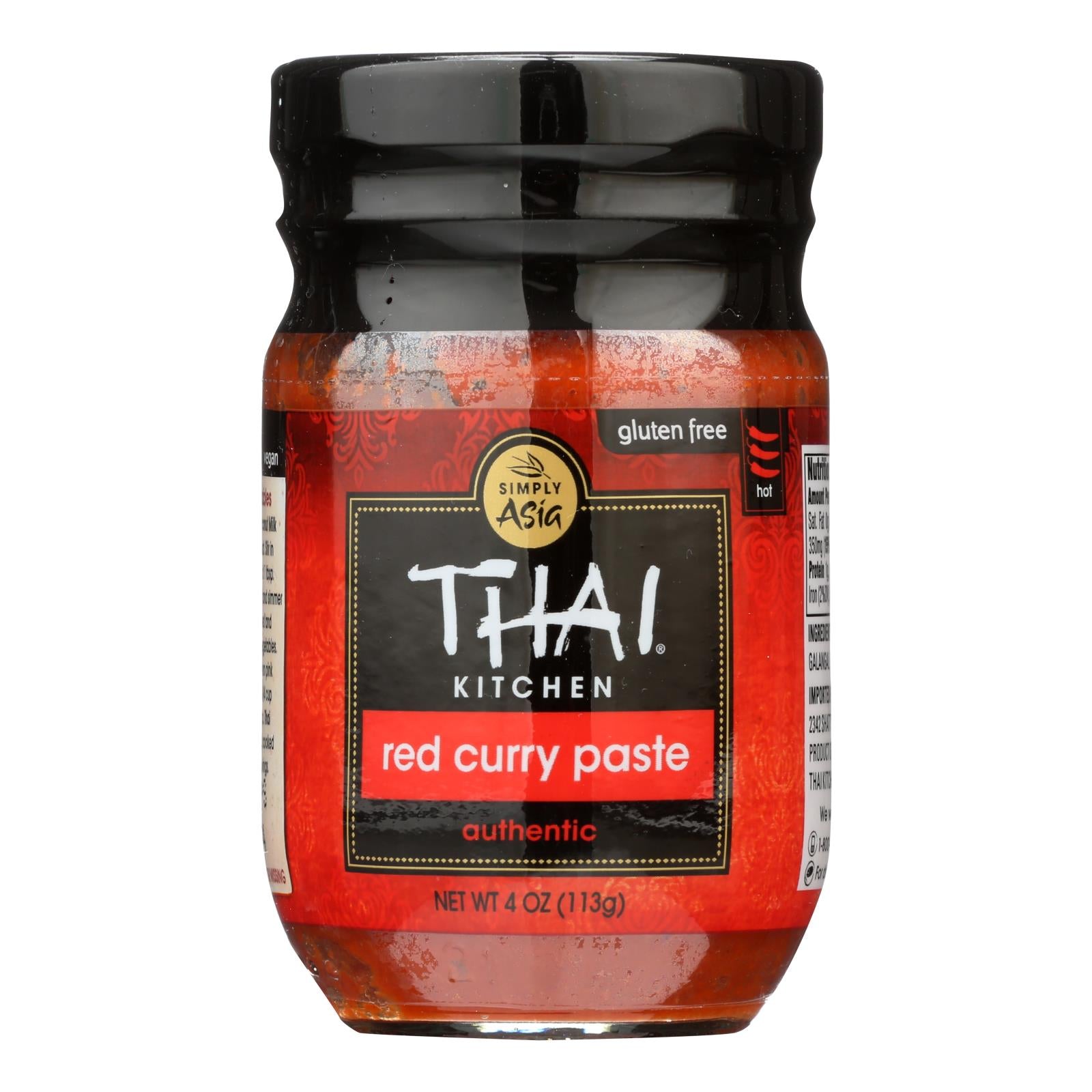 Thai Kitchen Red Curry Paste - Case Of 12 - 4 Oz. - GreatEagleInc