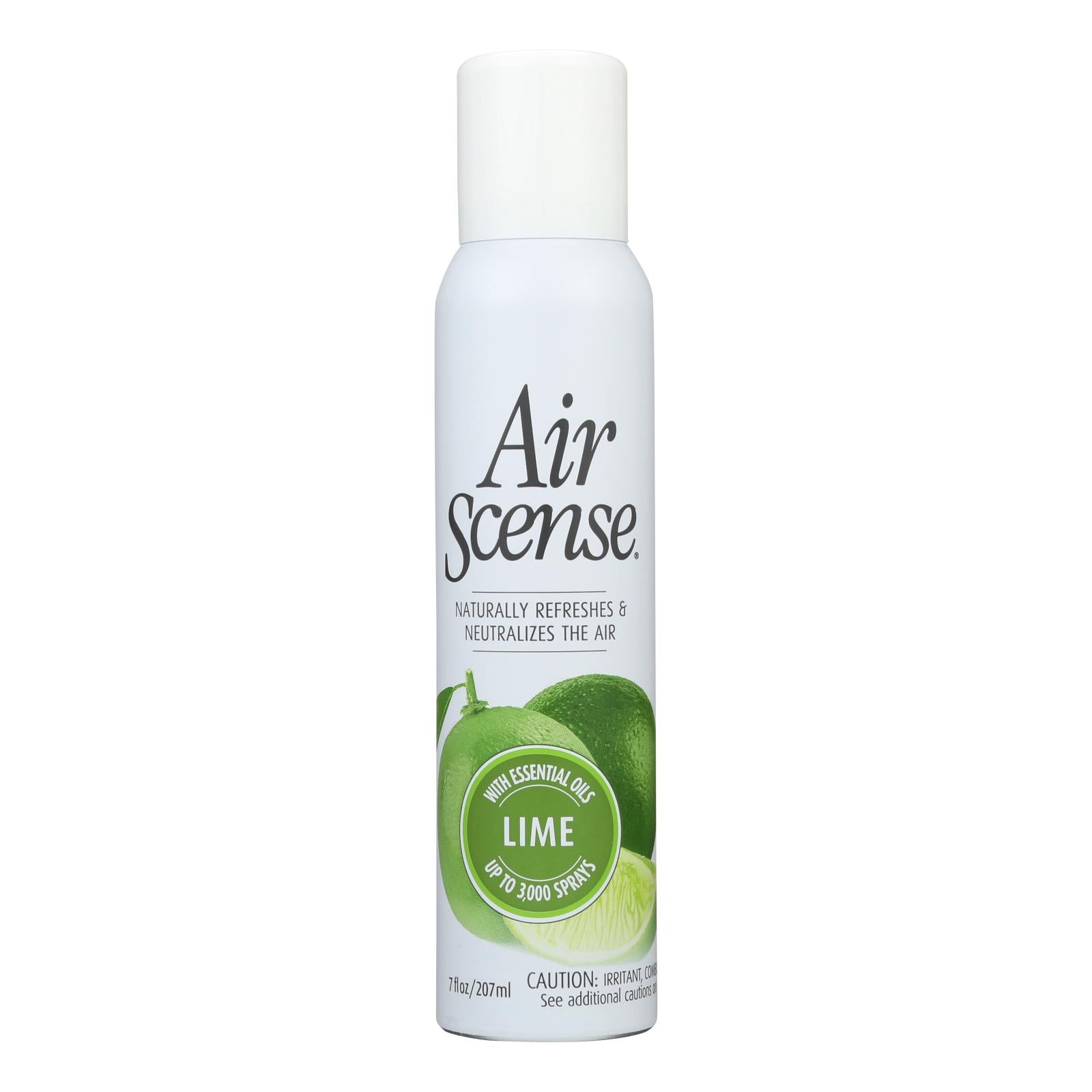 Air Scense - Air Freshener - Lime - Case Of 4 - 7 Oz - GreatEagleInc