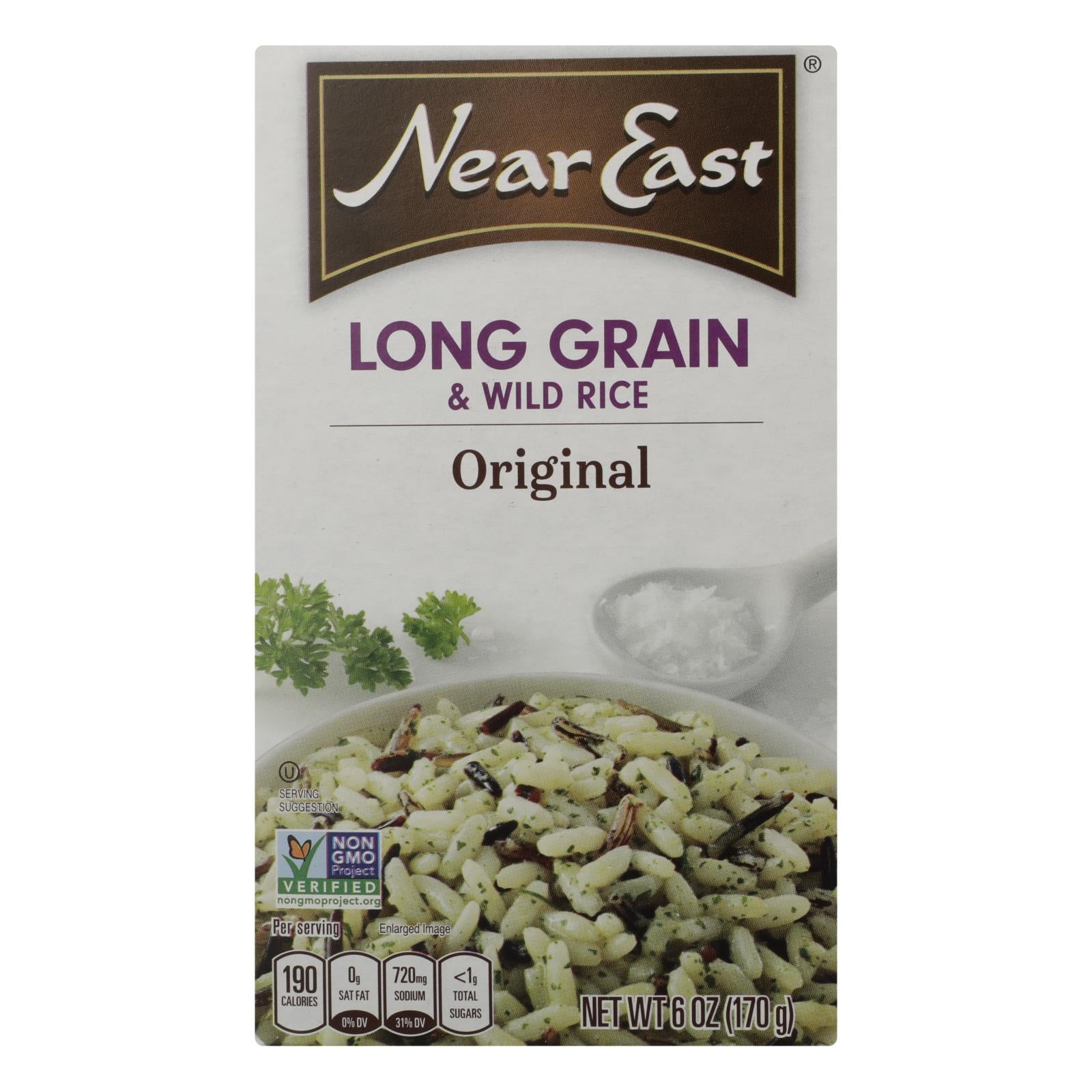 Near East Rice Pilaf Mix - Long Grain And Wild Rice - Case Of 12 - 6 Oz. - GreatEagleInc