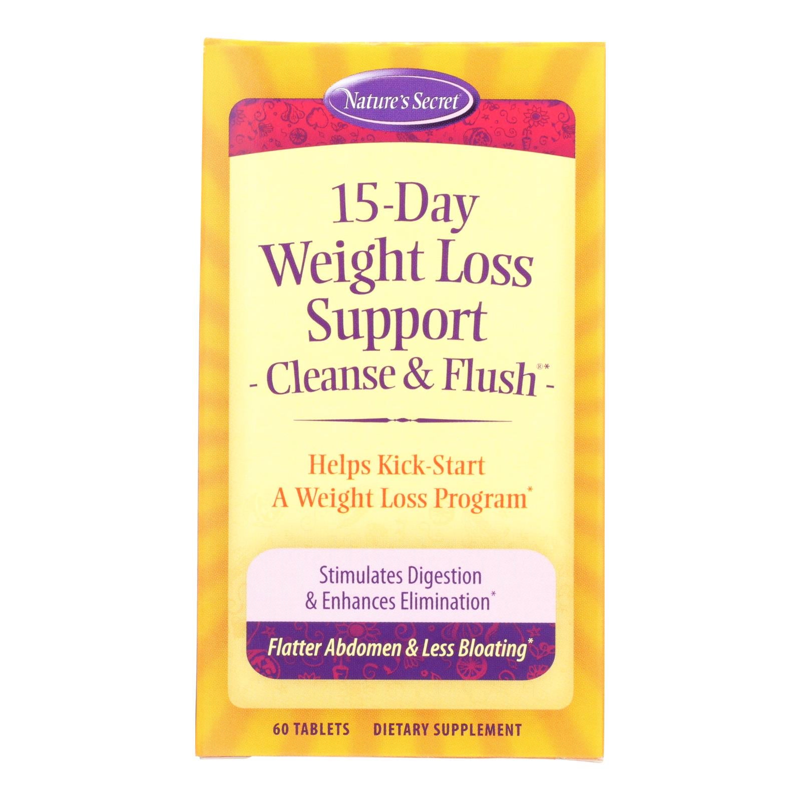 Nature's Secret 15 Day Diet And Cleansing Plan - 60 Tablets - GreatEagleInc