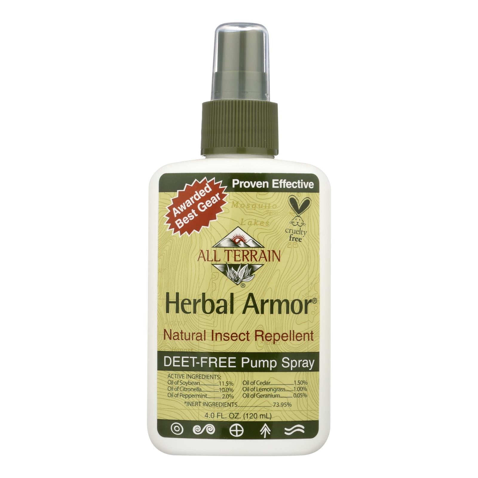 All Terrain - Herbal Armor Natural Insect Repellent - 4 Fl Oz - GreatEagleInc