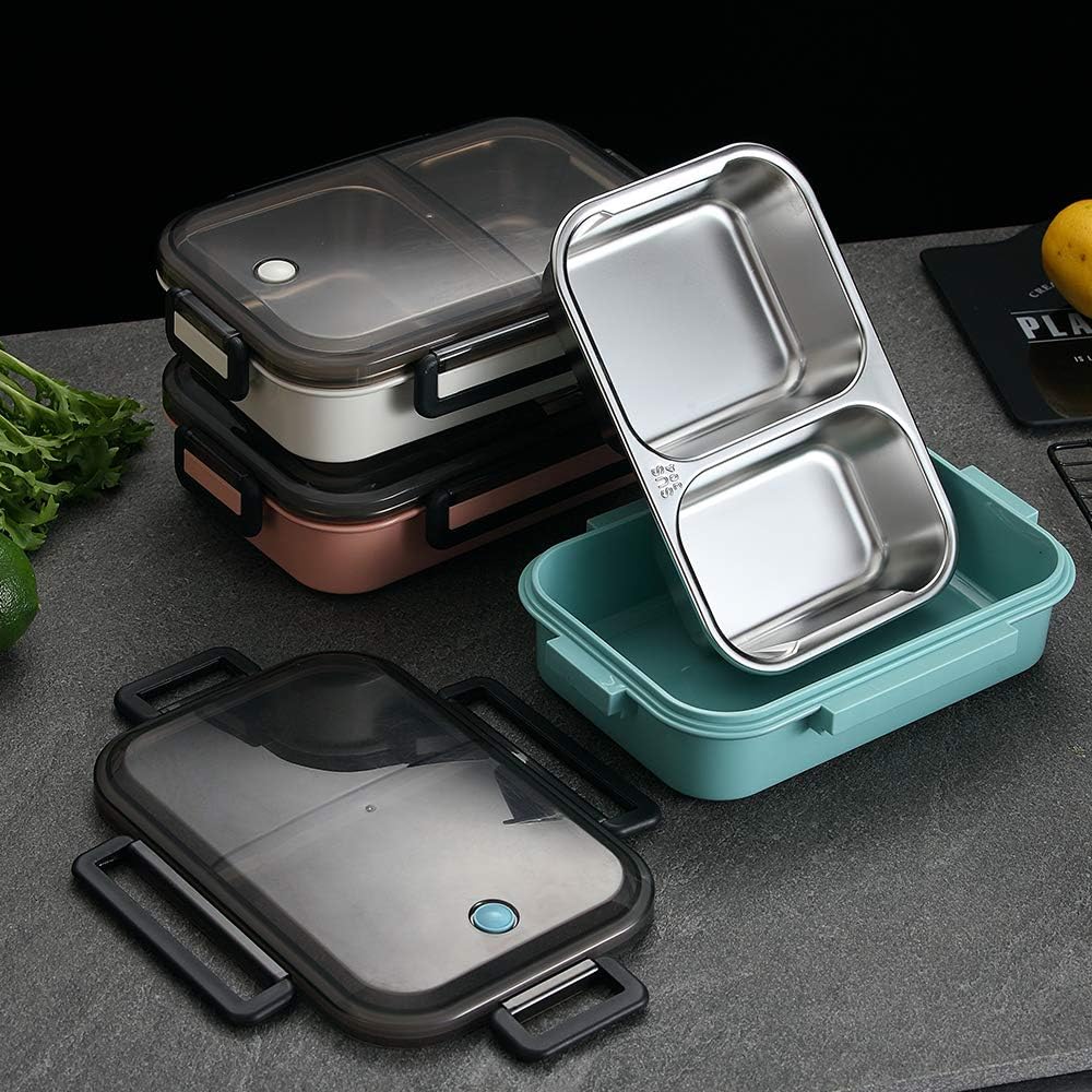 Transparent Lunch Box For Kids Food Storage Container With Lids Leak - GreatEagleInc