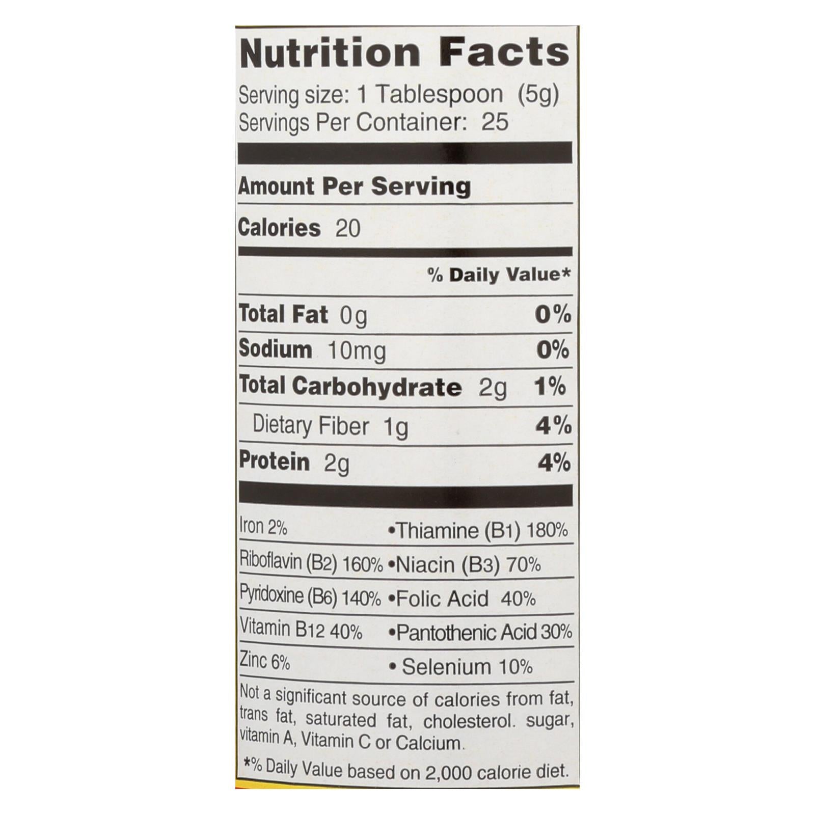 Bragg - Seasoning - Nutritional Yeast - Premium - 4.5 Oz - Case Of 12 - GreatEagleInc
