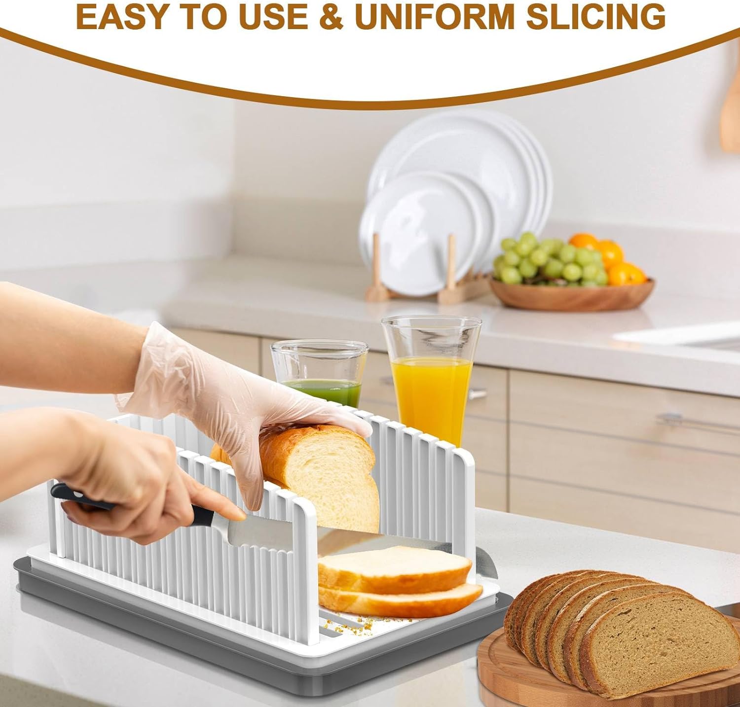 Bread Slicer For Homemade Bread - GreatEagleInc