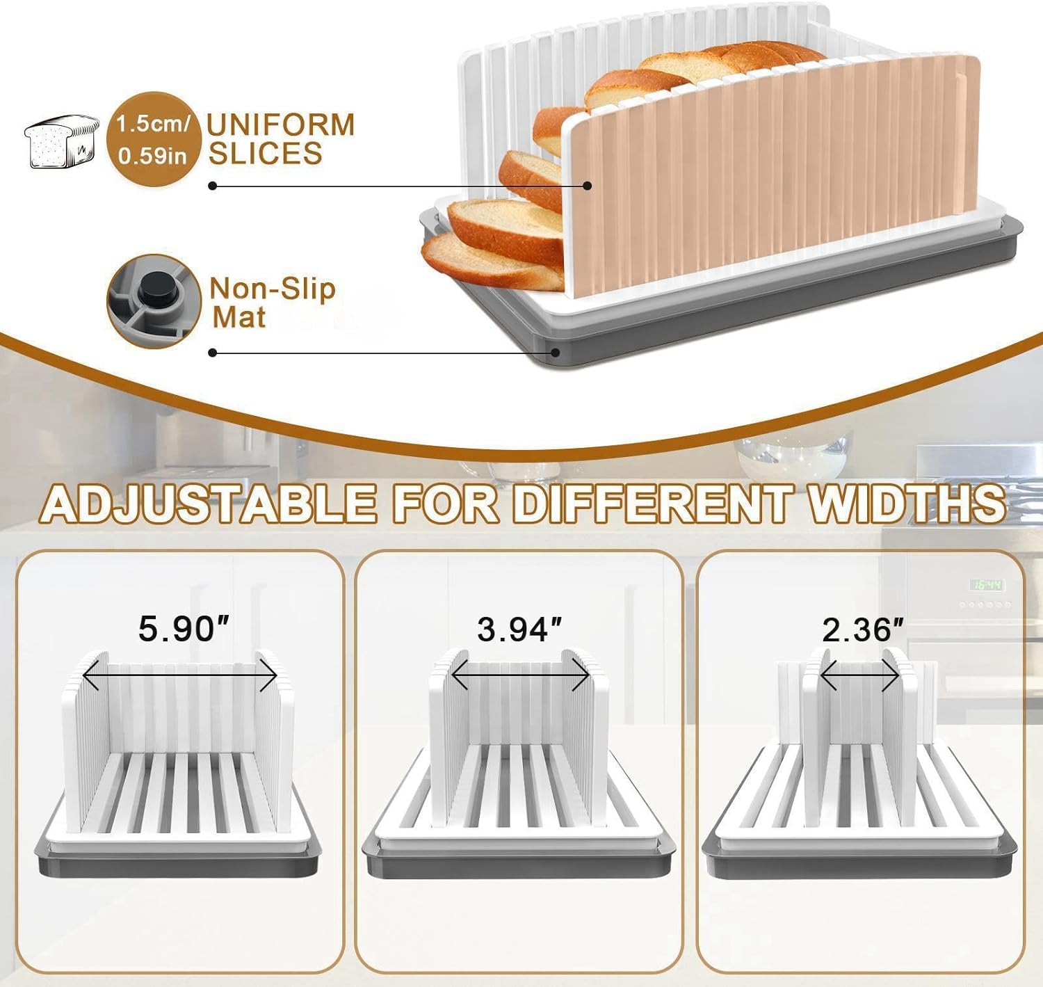 Bread Slicer For Homemade Bread - GreatEagleInc
