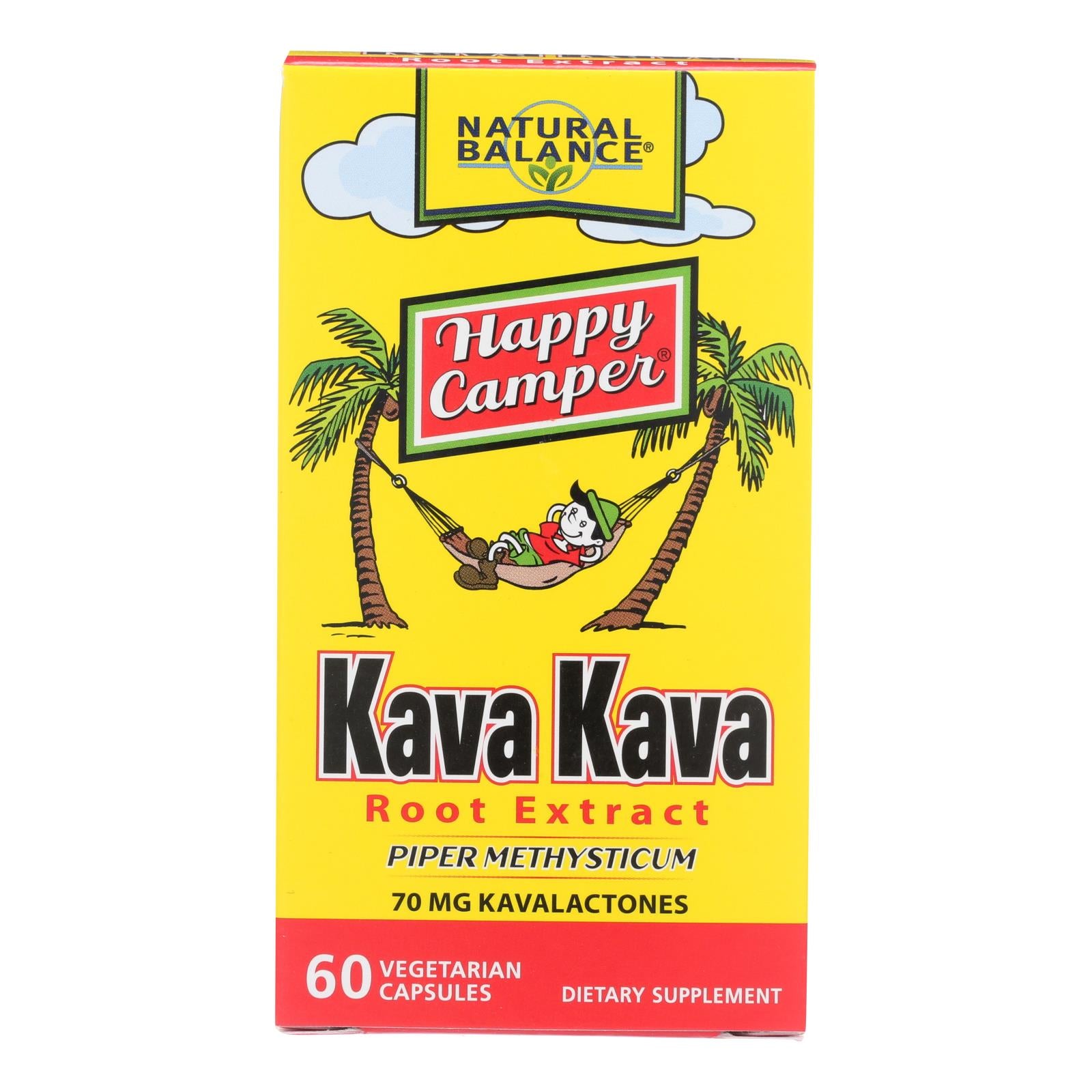 Natural Balance Kava Kava Root Extract - 60 Vegetarian Capsules - GreatEagleInc