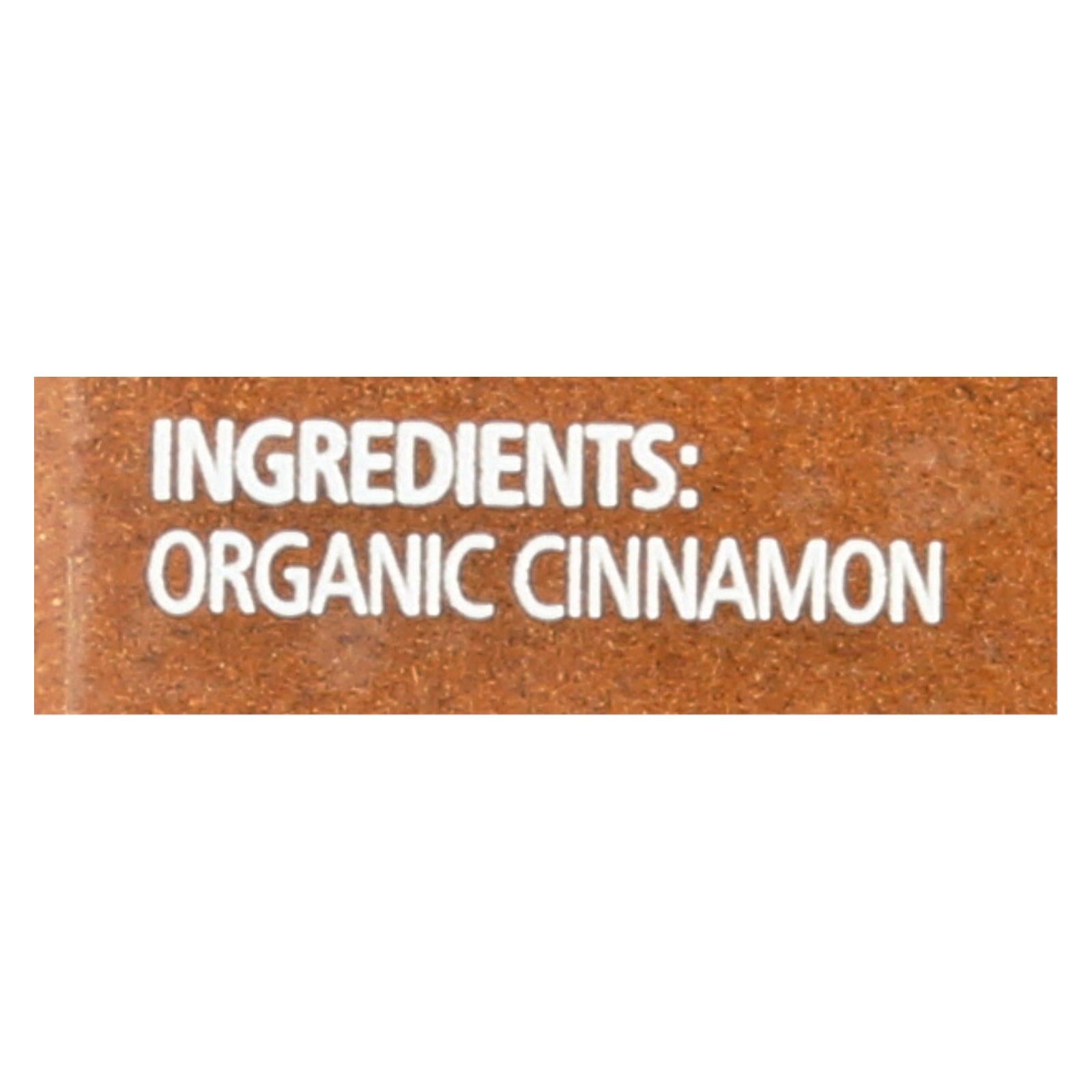 Simply Organic Cinnamon - Case Of 6 - 2.45 Oz. - GreatEagleInc
