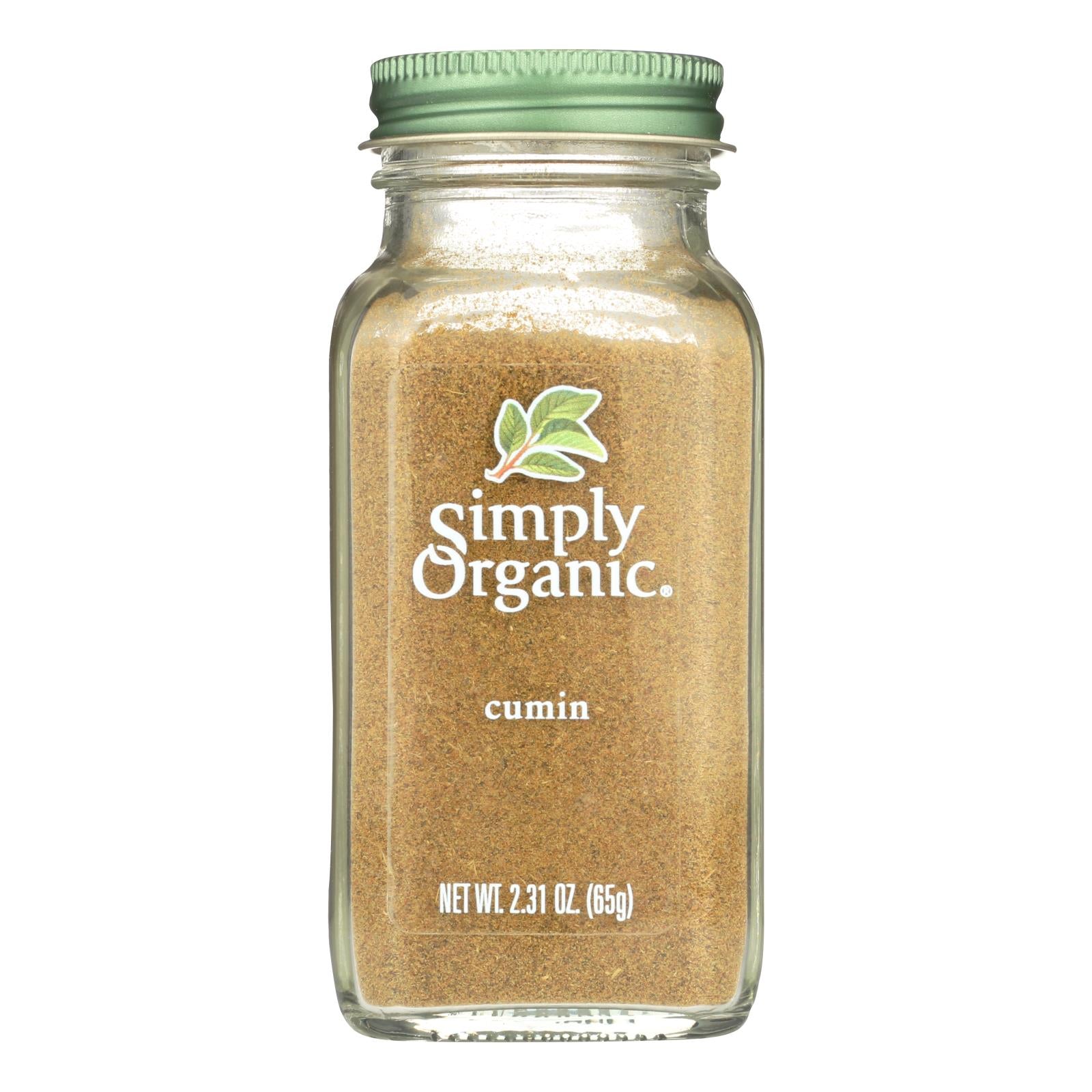Simply Organic Ground Cumin Seed - Case Of 6 - 2.31 Oz. - GreatEagleInc