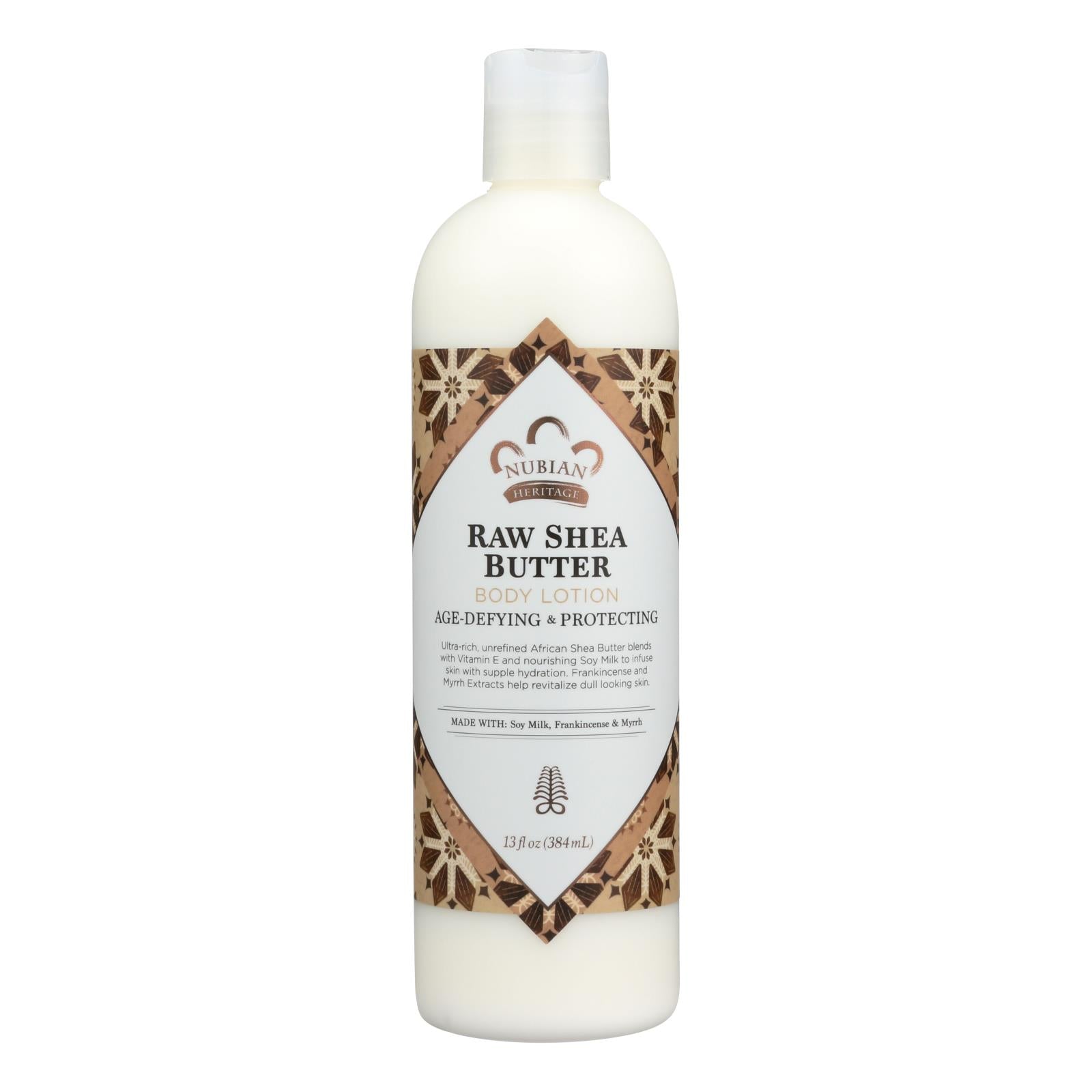 Nubian Heritage Lotion Raw Shea And Myrrh - 13 Oz - GreatEagleInc
