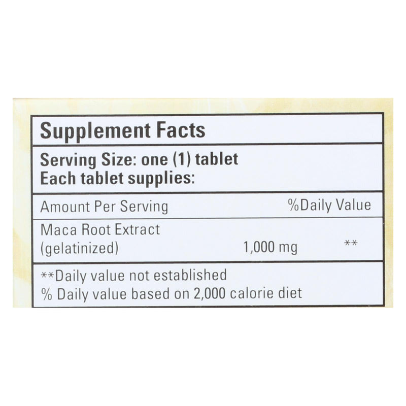 Bio Nutrition - Maca-max - 1000 Mg - 30 Tablets - Eco-Friendly Home & Grocery
