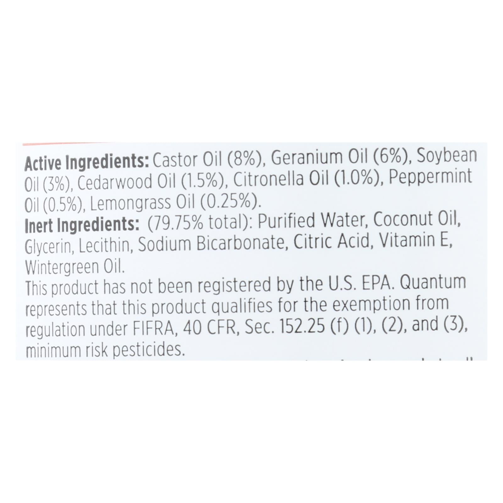 Quantum Research Buzz Away Extreme Spray - 8 Oz - GreatEagleInc