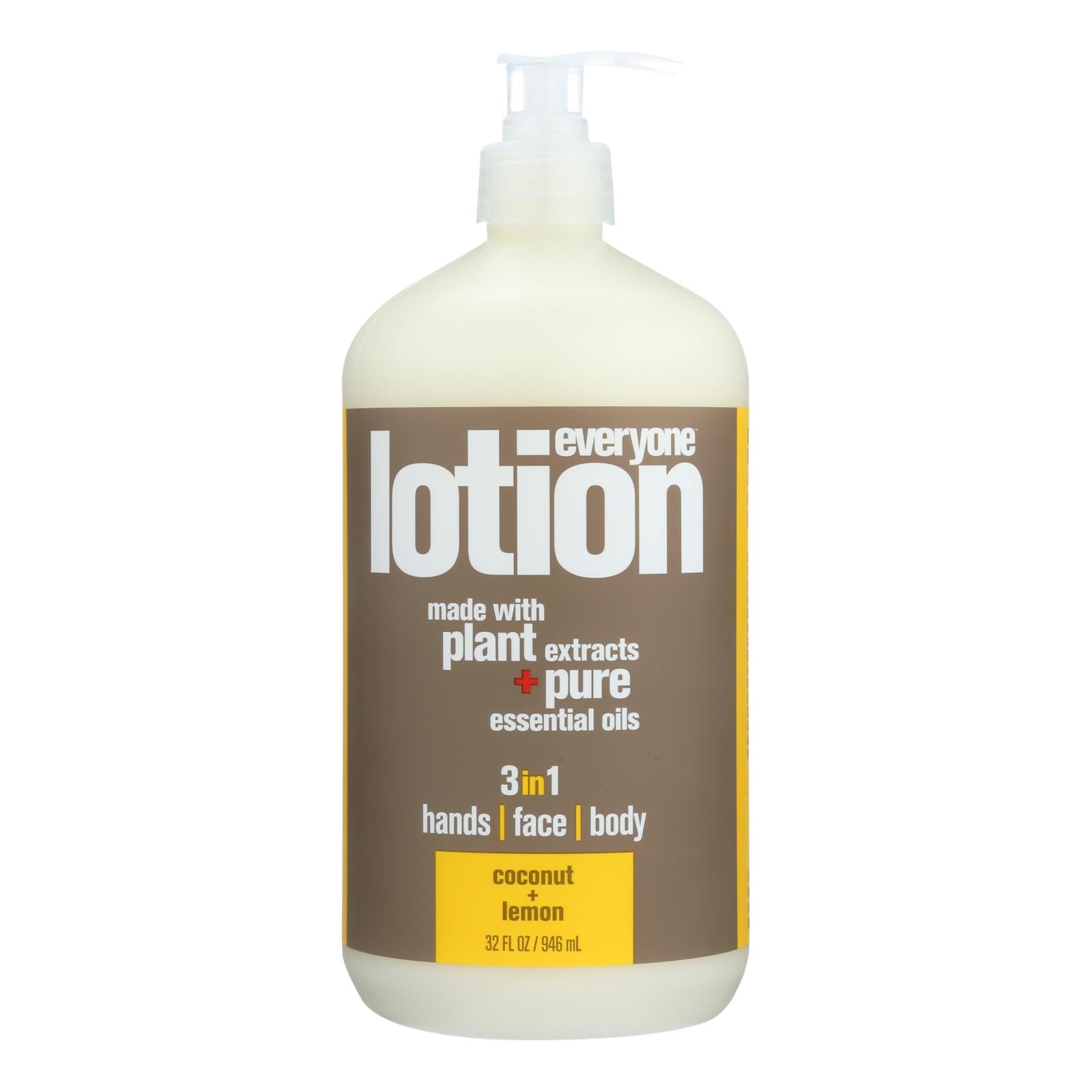 Eo Products - Everyone Lotion Coconut And Lemon - 32 Fl Oz - GreatEagleInc