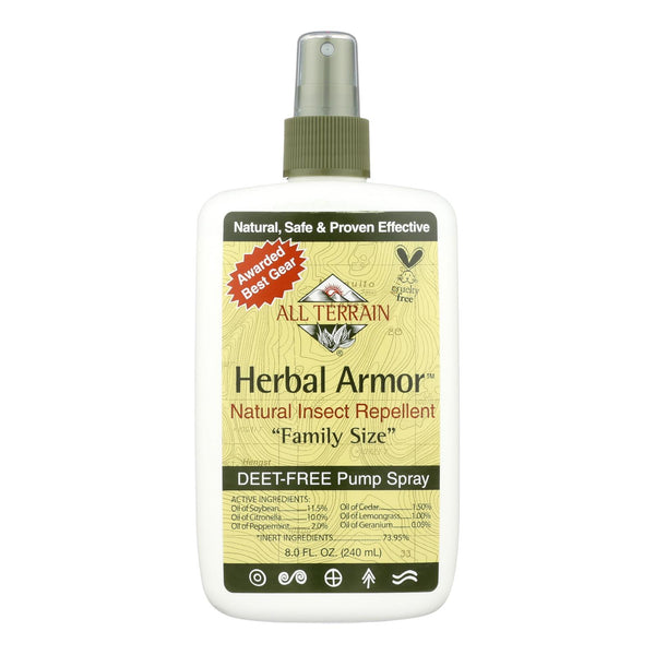 All Terrain - Herbal Armor Natural Insect Repellent Family Size - 8 Fl Oz - GreatEagleInc