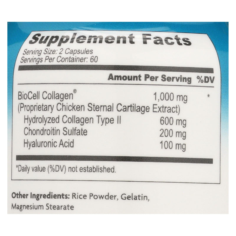 Health Logics Biocell Collagen - 120 Capsules - Eco-Friendly Home & Grocery