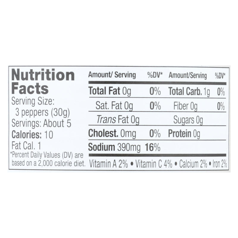 Jeff's Natural Jeff's Natural Greek Pepperoncini - Pepperoncini - Case Of 6 - 12 Oz. - GreatEagleInc