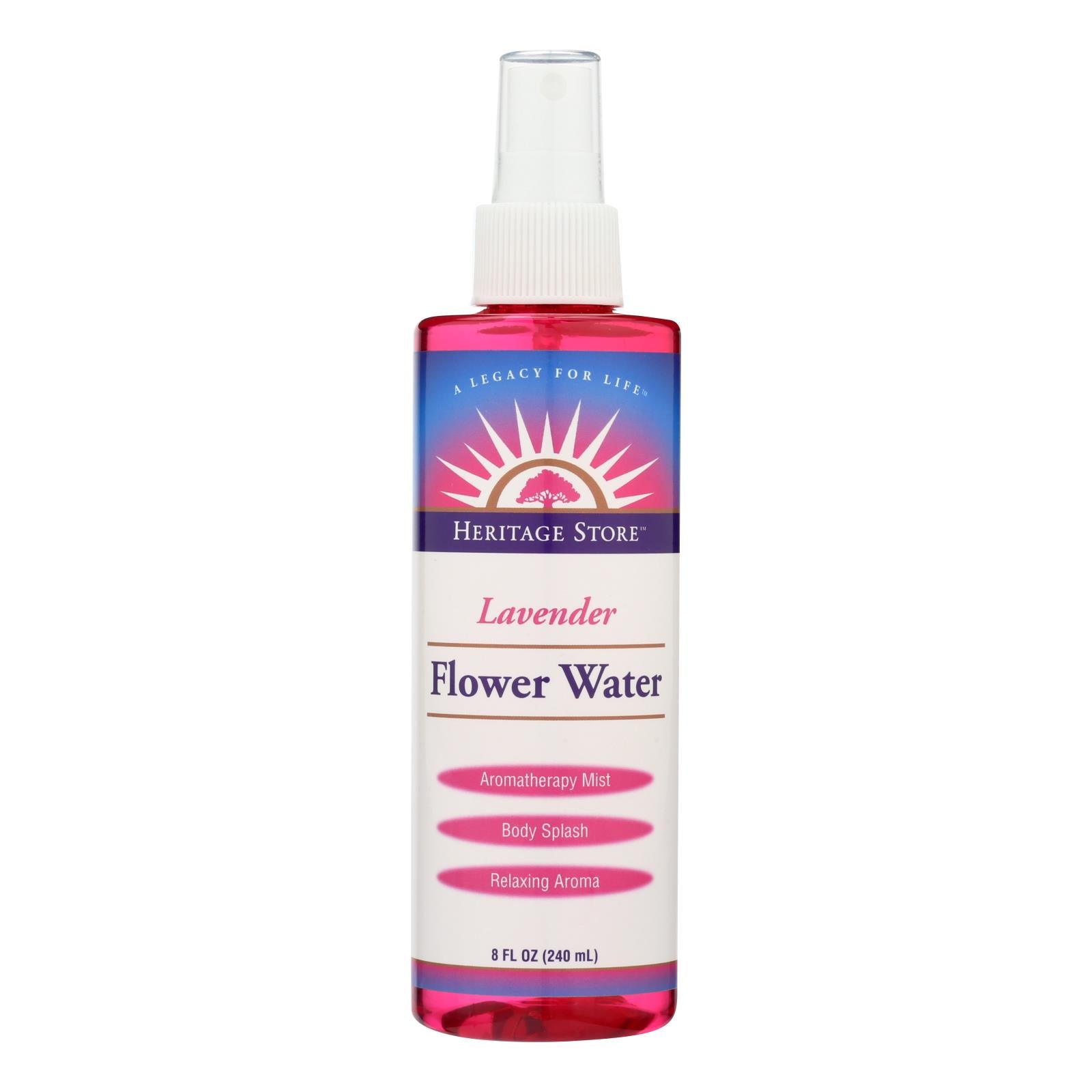 Heritage Products Flower Water Lavender - 8 Fl Oz - GreatEagleInc
