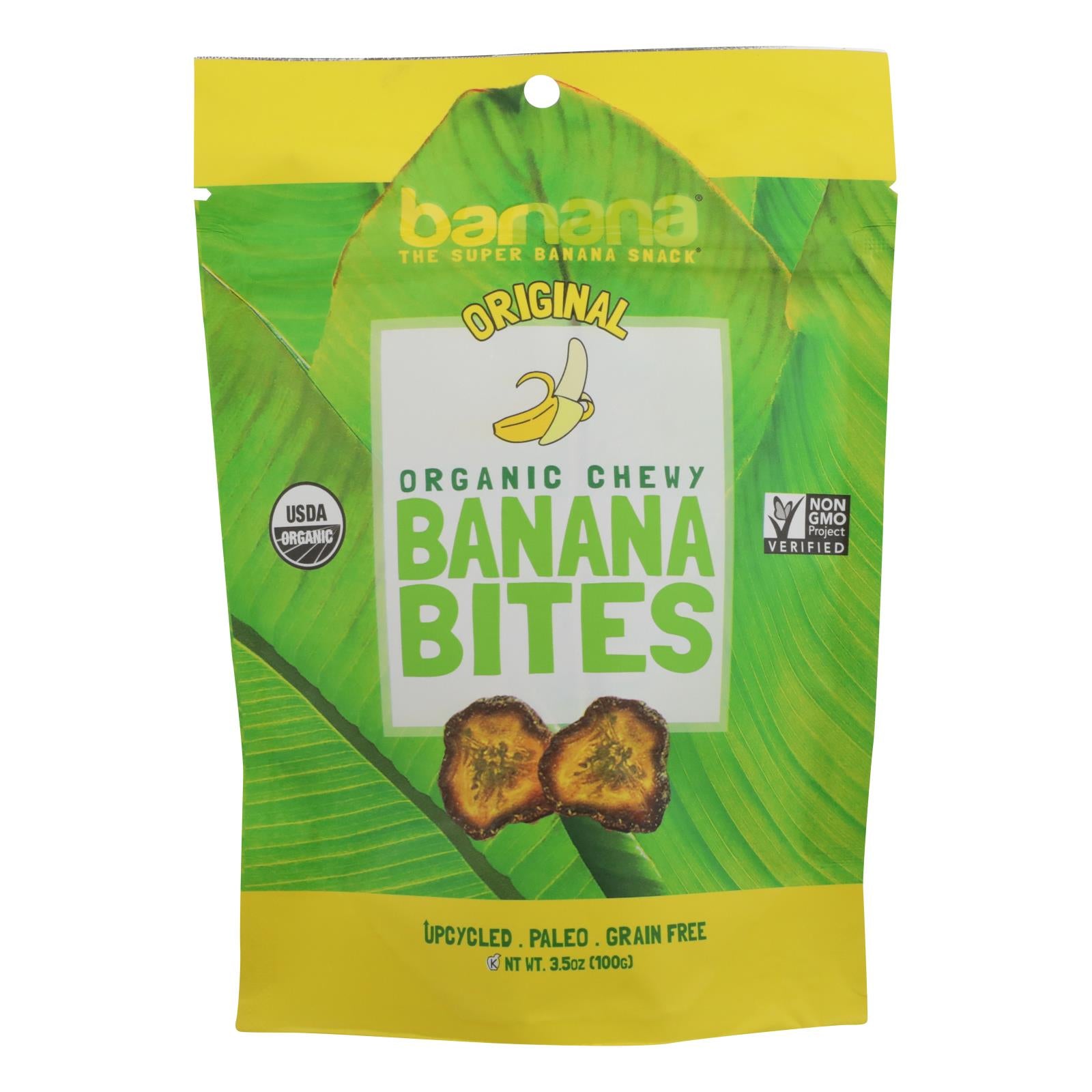 Barnana Banana Bites - Organic - Original - 3.5 Oz - Case Of 12 - Eco-Friendly Home & Grocery