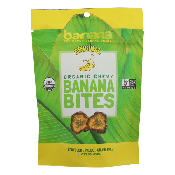 Barnana Banana Bites - Organic - Original - 3.5 Oz - Case Of 12 - Eco-Friendly Home & Grocery